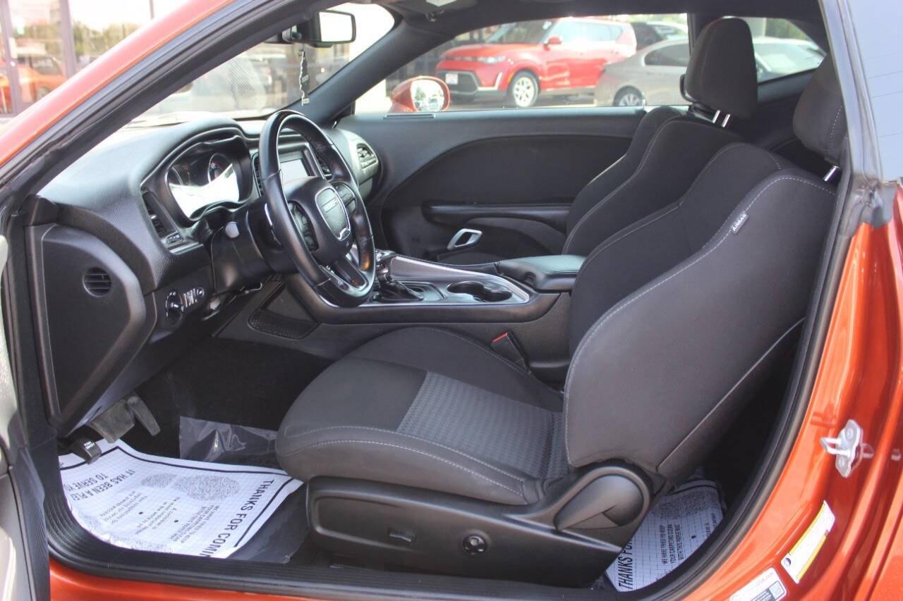 2020 Orange Dodge Challenger GT (2C3CDZJG9LH) with an Pentastar 3.6L V6 303hp 268ft. lbs. 3.6L V6 engine, Automatic 8-Speed transmission, located at 4301 NW 39th , Oklahoma City, OK, 73112, (405) 949-5600, 35.512135, -97.598671 - Hablamos espaol. SPEND SMART --- BUY FROM SUPER SPORTS. ALL PRICES, DOWN PAYMENTS, PAYMENTS, AND FINANCE TERMS ARE NEGOTIABLE AT THE TIME OF APPROVAL. WE WILL WORK WITH YOU TO FIT YOUR BUDGET. WE WILL EVEN LOWER AND ADJUST THE NUMBERS TO HELP MAKE THE VEHICLE MORE AFFORDABLE FOR YOU.- Photo#13