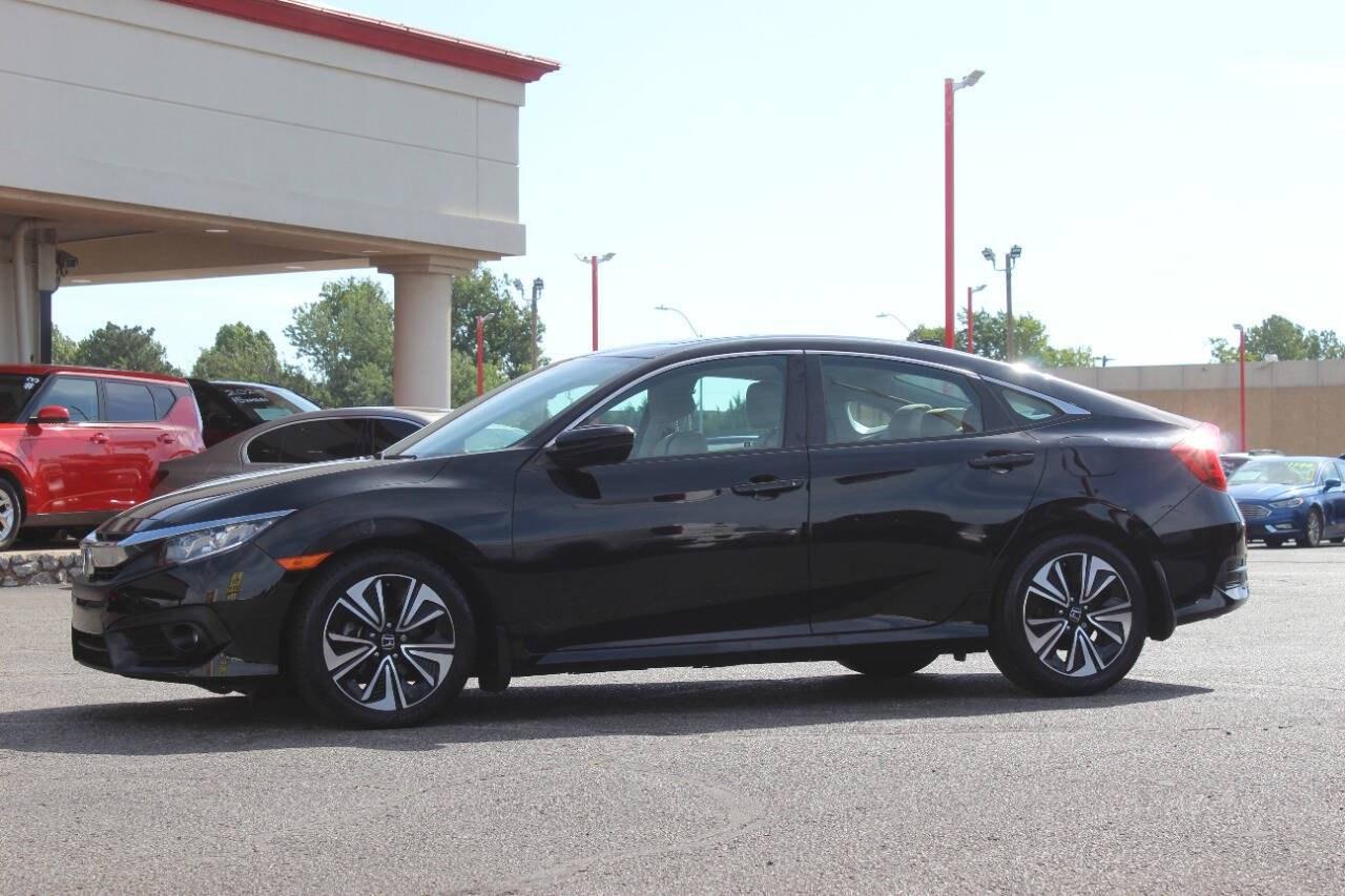 2017 Black Honda Civic EX-T Sedan CVT (19XFC1F32HE) with an 1.5L Turbo I4 174hp 162ft. lbs. 1.5L I4 engine, CVT transmission, located at 4301 NW 39th , Oklahoma City, OK, 73112, (405) 949-5600, 35.512135, -97.598671 - Hablamos espaol. SPEND SMART --- BUY FROM SUPER SPORTS. ALL PRICES, DOWN PAYMENTS, PAYMENTS, AND FINANCE TERMS ARE NEGOTIABLE AT THE TIME OF APPROVAL. WE WILL WORK WITH YOU TO FIT YOUR BUDGET. WE WILL EVEN LOWER AND ADJUST THE NUMBERS TO HELP MAKE THE VEHICLE MORE AFFORDABLE FOR YOU.- Photo#5