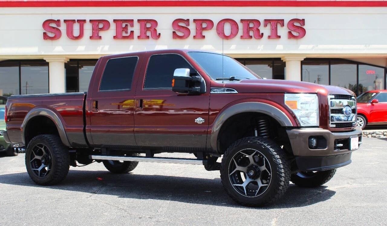 2016 Burgundy Ford F-250 Super Duty King Ranch Crew Cab 4WD (1FT7W2BT1GE) with an Power Stroke 6.7L Biodiesel Turbo V8 440hp 860ft. lbs. 6.7L V8 engine, Automatic 6-Speed transmission, located at 4301 NW 39th , Oklahoma City, OK, 73112, (405) 949-5600, 35.512135, -97.598671 - Hablamos espaol. SPEND SMART --- BUY FROM SUPER SPORTS. ALL PRICES, DOWN PAYMENTS, PAYMENTS, AND FINANCE TERMS ARE NEGOTIABLE AT THE TIME OF APPROVAL. WE WILL WORK WITH YOU TO FIT YOUR BUDGET. WE WILL EVEN LOWER AND ADJUST THE NUMBERS TO HELP MAKE THE VEHICLE MORE AFFORDABLE FOR YOU.- Photo#0