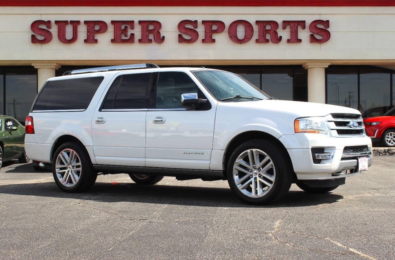 2017 White Ford Expedition EL EL Platinum 4WD (1FMJK1MT3HE) with an EcoBoost 3.5L Twin Turbo V6 365hp 420ft. lbs. 3.5L V6 engine, Automatic 6-Speed transmission, located at 4301 NW 39th , Oklahoma City, OK, 73112, (405) 949-5600, 35.512135, -97.598671 - Hablamos espaol. SPEND SMART --- BUY FROM SUPER SPORTS. ALL PRICES, DOWN PAYMENTS, PAYMENTS, AND FINANCE TERMS ARE NEGOTIABLE AT THE TIME OF APPROVAL. WE WILL WORK WITH YOU TO FIT YOUR BUDGET. WE WILL EVEN LOWER AND ADJUST THE NUMBERS TO HELP MAKE THE VEHICLE MORE AFFORDABLE FOR YOU.- Photo#0