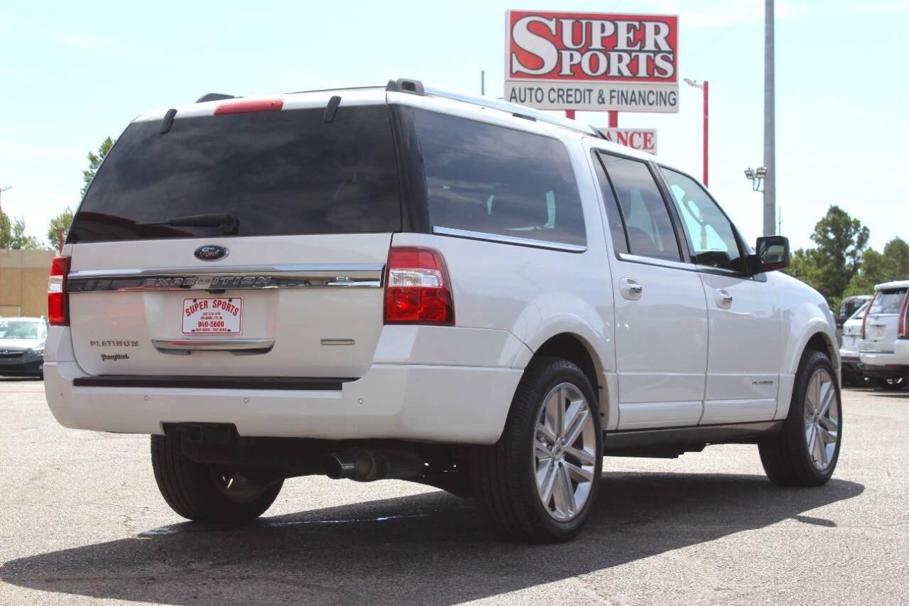 2017 White Ford Expedition EL EL Platinum 4WD (1FMJK1MT3HE) with an EcoBoost 3.5L Twin Turbo V6 365hp 420ft. lbs. 3.5L V6 engine, Automatic 6-Speed transmission, located at 4301 NW 39th , Oklahoma City, OK, 73112, (405) 949-5600, 35.512135, -97.598671 - Hablamos espaol. SPEND SMART --- BUY FROM SUPER SPORTS. ALL PRICES, DOWN PAYMENTS, PAYMENTS, AND FINANCE TERMS ARE NEGOTIABLE AT THE TIME OF APPROVAL. WE WILL WORK WITH YOU TO FIT YOUR BUDGET. WE WILL EVEN LOWER AND ADJUST THE NUMBERS TO HELP MAKE THE VEHICLE MORE AFFORDABLE FOR YOU.- Photo#2