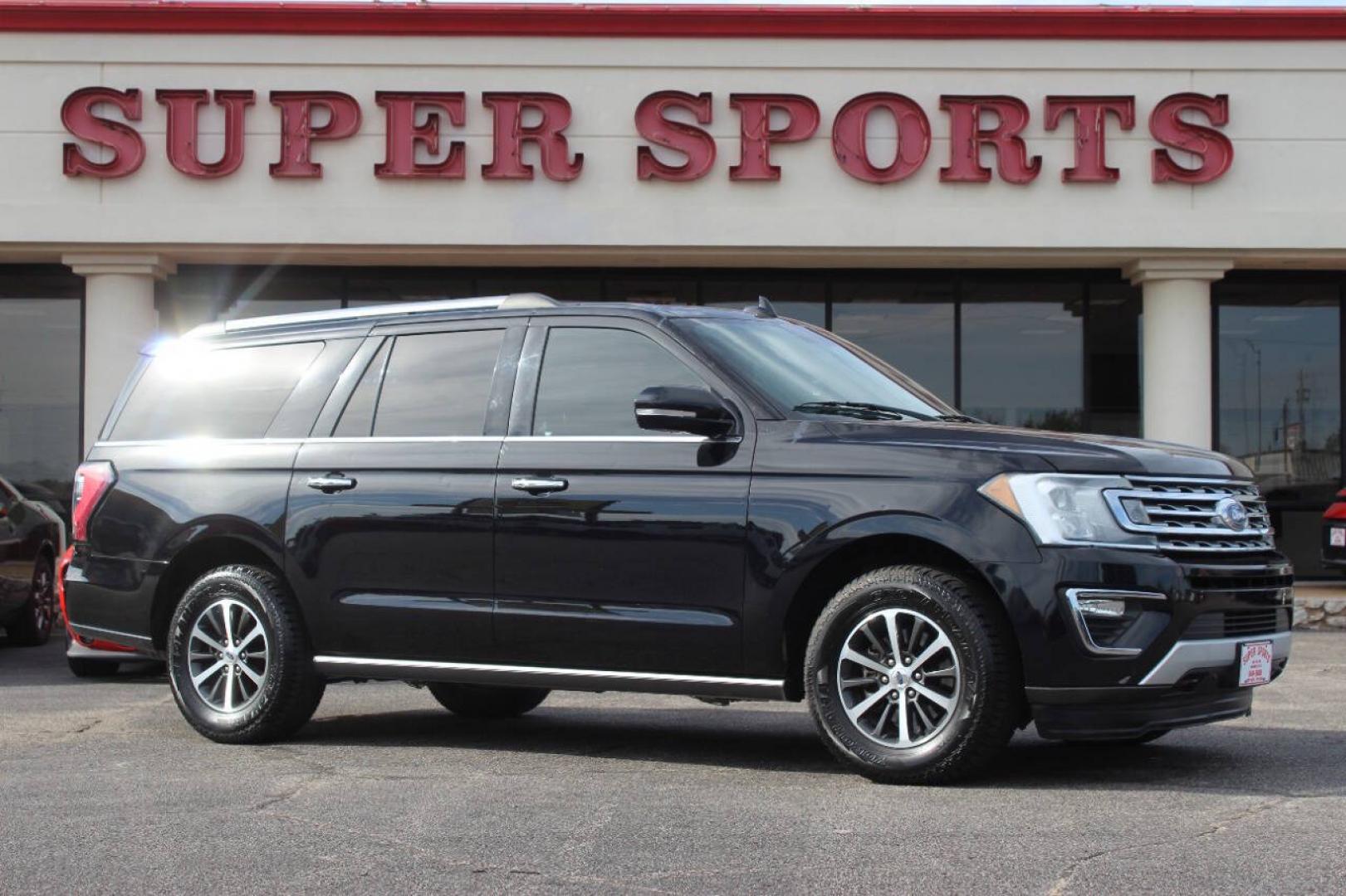 2019 Black Ford Expedition MAX MAX Limited 4WD (1FMJK2ATXKE) with an EcoBoost 3.5L Twin Turbo V6 375hp 470ft. lbs. 3.5L V6 engine, Automatic 10-Speed transmission, located at 4301 NW 39th , Oklahoma City, OK, 73112, (405) 949-5600, 35.512135, -97.598671 - Hablamos espanol. SPEND SMART --- BUY FROM SUPER SPORTS. ALL PRICES, DOWN PAYMENTS, PAYMENTS, AND FINANCE TERMS ARE NEGOTIABLE AT THE TIME OF APPROVAL. WE WILL WORK WITH YOU TO FIT YOUR BUDGET. WE WILL EVEN LOWER AND ADJUST THE NUMBERS TO HELP MAKE THE VEHICLE MORE AFFORDABLE FOR YOU.- Photo#0