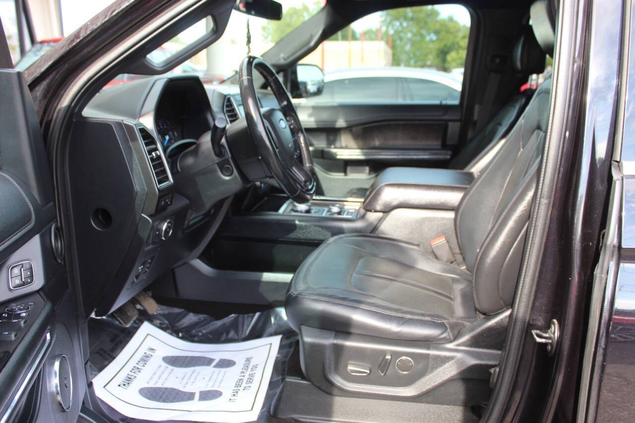 2019 Black Ford Expedition MAX MAX Limited 4WD (1FMJK2ATXKE) with an EcoBoost 3.5L Twin Turbo V6 375hp 470ft. lbs. 3.5L V6 engine, Automatic 10-Speed transmission, located at 4301 NW 39th , Oklahoma City, OK, 73112, (405) 949-5600, 35.512135, -97.598671 - Hablamos espaol. SPEND SMART --- BUY FROM SUPER SPORTS. ALL PRICES, DOWN PAYMENTS, PAYMENTS, AND FINANCE TERMS ARE NEGOTIABLE AT THE TIME OF APPROVAL. WE WILL WORK WITH YOU TO FIT YOUR BUDGET. WE WILL EVEN LOWER AND ADJUST THE NUMBERS TO HELP MAKE THE VEHICLE MORE AFFORDABLE FOR YOU.- Photo#20