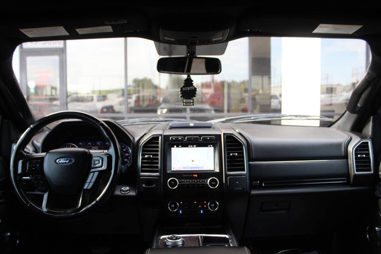 2019 Black Ford Expedition MAX MAX Limited 4WD (1FMJK2ATXKE) with an EcoBoost 3.5L Twin Turbo V6 375hp 470ft. lbs. 3.5L V6 engine, Automatic 10-Speed transmission, located at 4301 NW 39th , Oklahoma City, OK, 73112, (405) 949-5600, 35.512135, -97.598671 - Hablamos espaol. SPEND SMART --- BUY FROM SUPER SPORTS. ALL PRICES, DOWN PAYMENTS, PAYMENTS, AND FINANCE TERMS ARE NEGOTIABLE AT THE TIME OF APPROVAL. WE WILL WORK WITH YOU TO FIT YOUR BUDGET. WE WILL EVEN LOWER AND ADJUST THE NUMBERS TO HELP MAKE THE VEHICLE MORE AFFORDABLE FOR YOU.- Photo#22