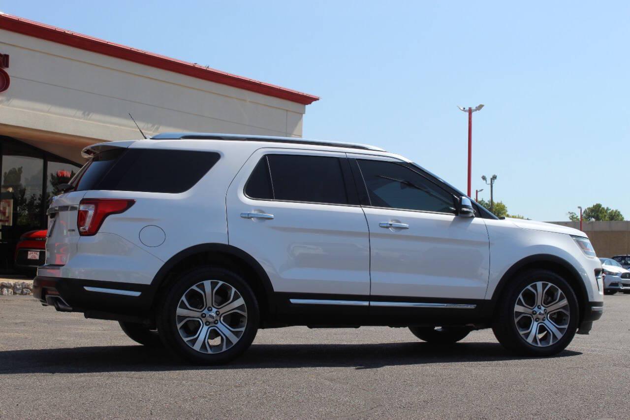 2018 White Ford Explorer Platinum AWD (1FM5K8HT5JG) with an EcoBoost 3.5L Twin Turbo V6 365hp 350ft. lbs. 3.5L V6 engine, Automatic 6-Speed transmission, located at 4301 NW 39th , Oklahoma City, OK, 73112, (405) 949-5600, 35.512135, -97.598671 - Hablamos espanol. SPEND SMART --- BUY FROM SUPER SPORTS. ALL PRICES, DOWN PAYMENTS, PAYMENTS, AND FINANCE TERMS ARE NEGOTIABLE AT THE TIME OF APPROVAL. WE WILL WORK WITH YOU TO FIT YOUR BUDGET. WE WILL EVEN LOWER AND ADJUST THE NUMBERS TO HELP MAKE THE VE HICLE MORE AFFORDABLE FOR YOU.- Photo#2