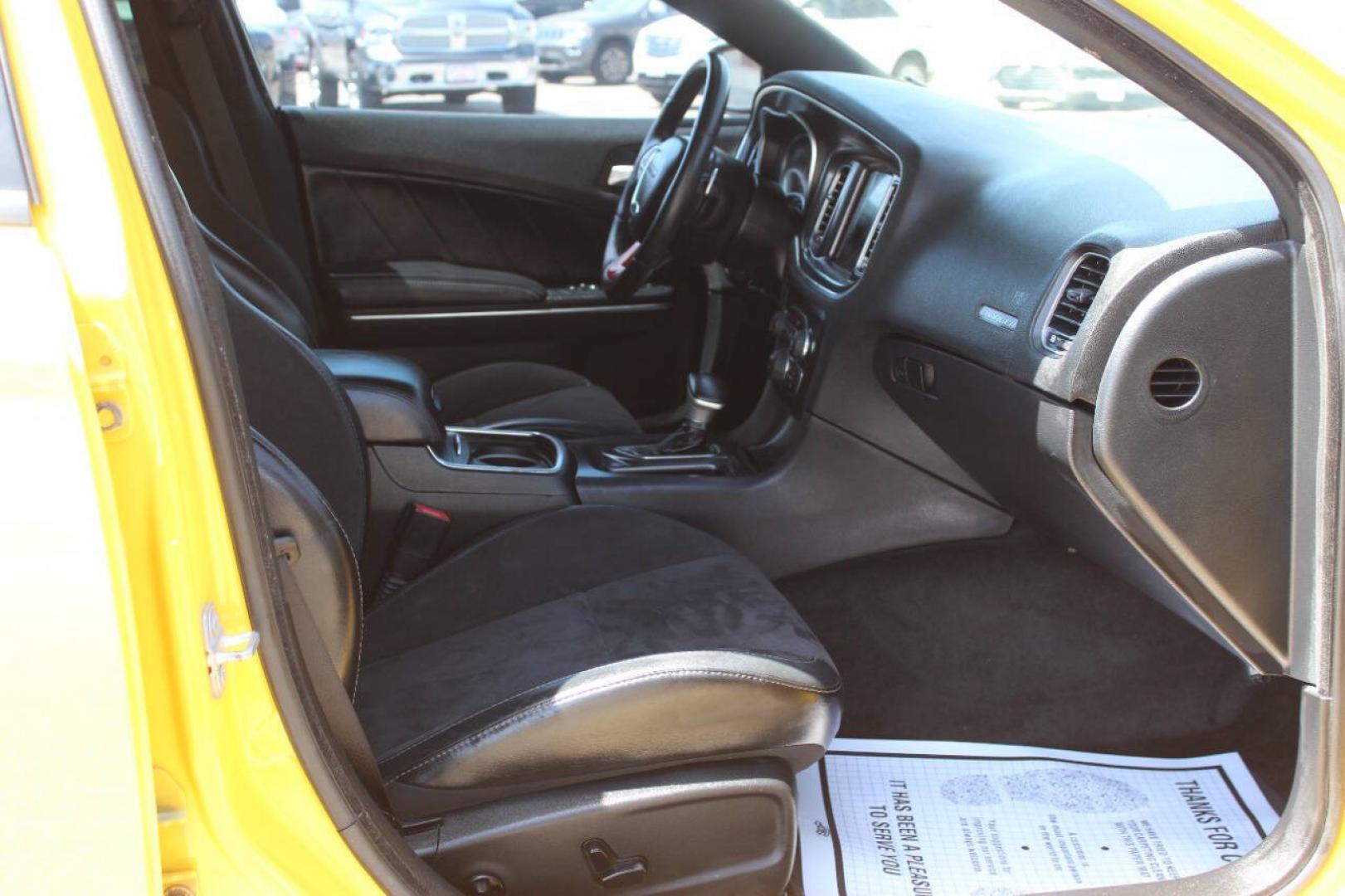 2017 Yellow Dodge Charger SRT 392 (2C3CDXGJ1HH) with an HEMI 6.4L V8 485hp 475ft. lbs. 6.4L V8 engine, Automatic 8-Speed transmission, located at 4301 NW 39th , Oklahoma City, OK, 73112, (405) 949-5600, 35.512135, -97.598671- Photo#8