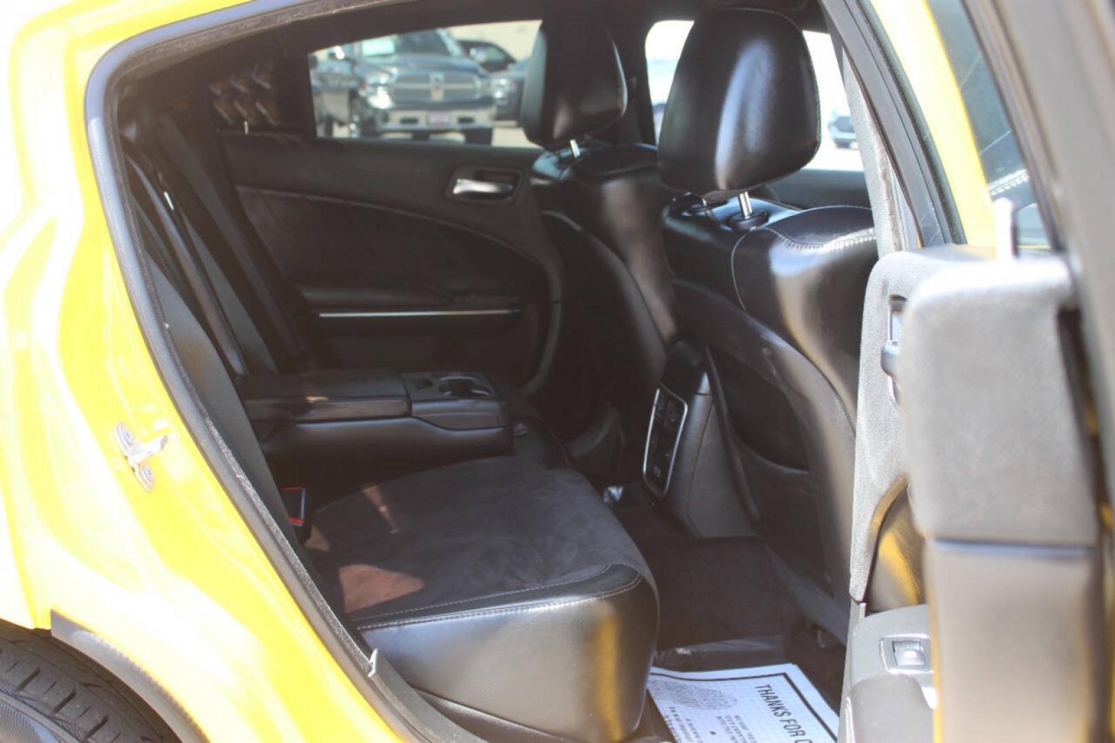2017 Yellow Dodge Charger SRT 392 (2C3CDXGJ1HH) with an HEMI 6.4L V8 485hp 475ft. lbs. 6.4L V8 engine, Automatic 8-Speed transmission, located at 4301 NW 39th , Oklahoma City, OK, 73112, (405) 949-5600, 35.512135, -97.598671- Photo#10