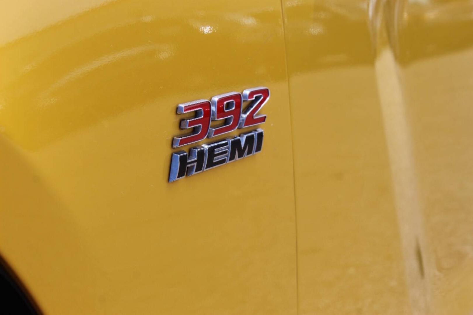 2017 Yellow Dodge Charger SRT 392 (2C3CDXGJ1HH) with an HEMI 6.4L V8 485hp 475ft. lbs. 6.4L V8 engine, Automatic 8-Speed transmission, located at 4301 NW 39th , Oklahoma City, OK, 73112, (405) 949-5600, 35.512135, -97.598671- Photo#23
