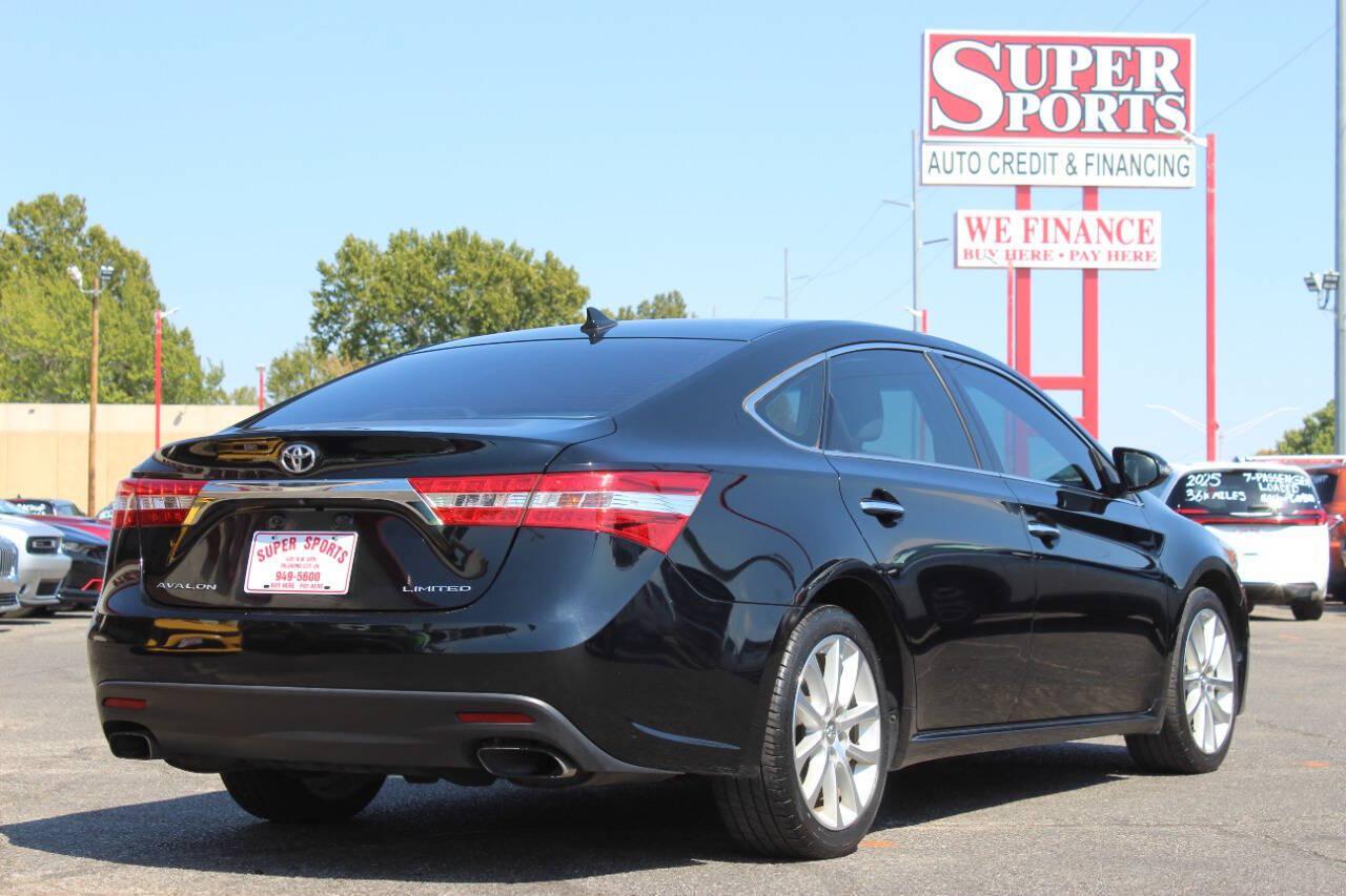 2013 Black Toyota Avalon XLE (4T1BK1EBXDU) with an 3.5L V6 268hp 248ft. lbs. 3.5L V6 engine, Automatic 6-Speed transmission, located at 4301 NW 39th , Oklahoma City, OK, 73112, (405) 949-5600, 35.512135, -97.598671 - Hablamos espanol. SPEND SMART --- BUY FROM SUPER SPORTS. ALL PRICES, DOWN PAYMENTS, PAYMENTS, AND FINANCE TERMS ARE NEGOTIABLE AT THE TIME OF APPROVAL. WE WILL WORK WITH YOU TO FIT YOUR BUDGET. WE WILL EVEN LOWER AND ADJUST THE NUMBERS TO HELP MAKE THE VE HICLE MORE AFFORDABLE FOR YOU.- Photo#2