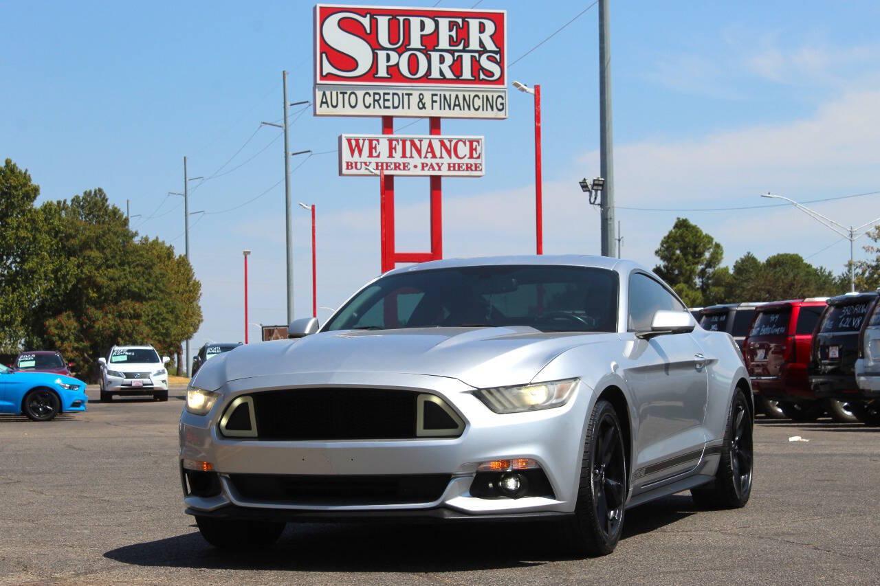 2015 Silver Ford Mustang EcoBoost Coupe (1FA6P8TH6F5) with an 2.3L I4 Turbocharger 2.3L I4 engine, Automatic 6-Speed transmission, located at 4301 NW 39th , Oklahoma City, OK, 73112, (405) 949-5600, 35.512135, -97.598671 - Hablamos espanol. SPEND SMART --- BUY FROM SUPER SPORTS. ALL PRICES, DOWN PAYMENTS, PAYMENTS, AND FINANCE TERMS ARE NEGOTIABLE AT THE TIME OF APPROVAL. WE WILL WORK WITH YOU TO FIT YOUR BUDGET. WE WILL EVEN LOWER AND ADJUST THE NUMBERS TO HELP MAKE THE VE HICLE MORE AFFORDABLE FOR YOU.- Photo#6