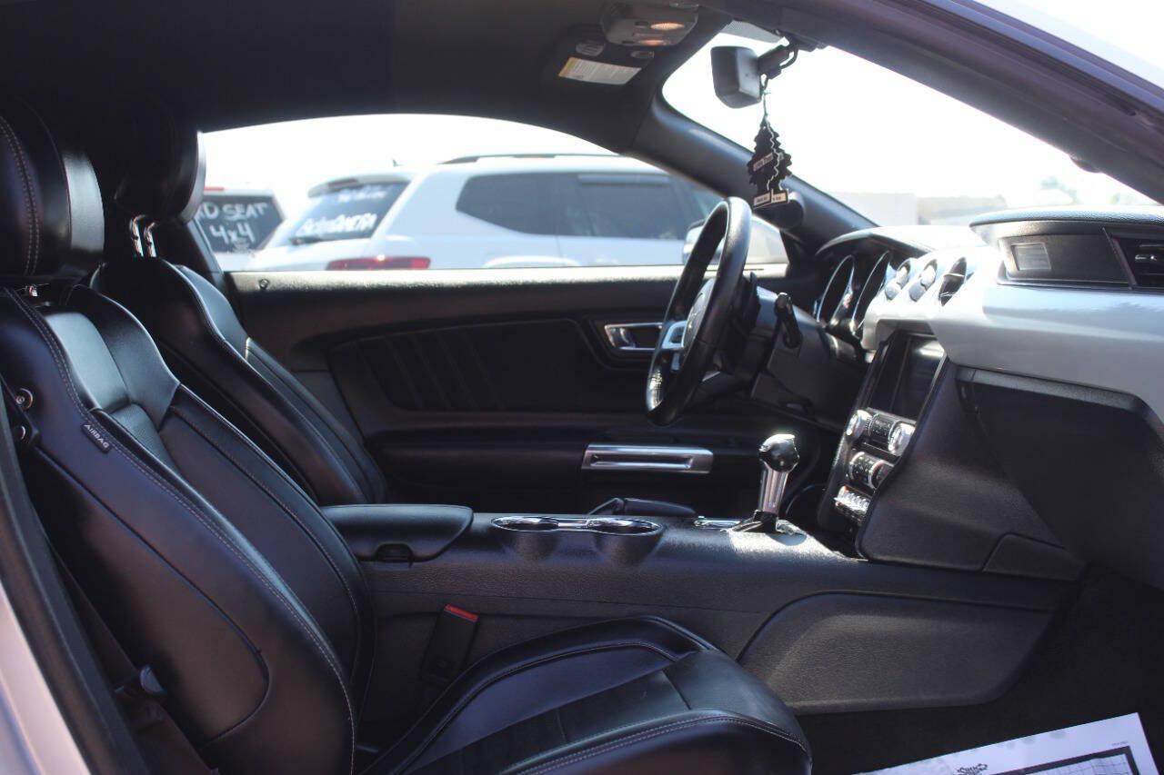 2015 Silver Ford Mustang EcoBoost Coupe (1FA6P8TH6F5) with an 2.3L I4 Turbocharger 2.3L I4 engine, Automatic 6-Speed transmission, located at 4301 NW 39th , Oklahoma City, OK, 73112, (405) 949-5600, 35.512135, -97.598671 - Hablamos espanol. SPEND SMART --- BUY FROM SUPER SPORTS. ALL PRICES, DOWN PAYMENTS, PAYMENTS, AND FINANCE TERMS ARE NEGOTIABLE AT THE TIME OF APPROVAL. WE WILL WORK WITH YOU TO FIT YOUR BUDGET. WE WILL EVEN LOWER AND ADJUST THE NUMBERS TO HELP MAKE THE VE HICLE MORE AFFORDABLE FOR YOU.- Photo#10