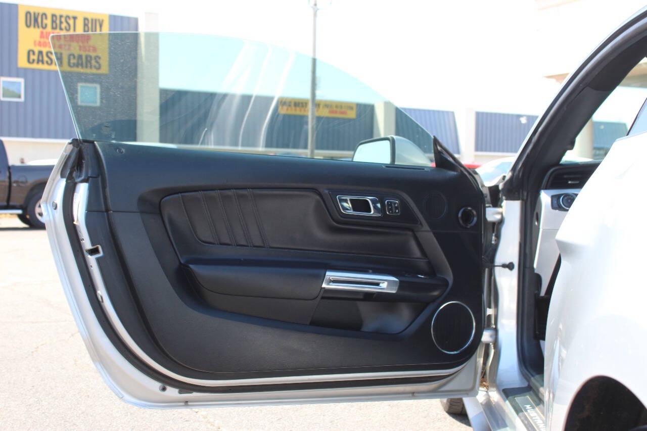 2015 Silver Ford Mustang EcoBoost Coupe (1FA6P8TH6F5) with an 2.3L I4 Turbocharger 2.3L I4 engine, Automatic 6-Speed transmission, located at 4301 NW 39th , Oklahoma City, OK, 73112, (405) 949-5600, 35.512135, -97.598671 - Hablamos espanol. SPEND SMART --- BUY FROM SUPER SPORTS. ALL PRICES, DOWN PAYMENTS, PAYMENTS, AND FINANCE TERMS ARE NEGOTIABLE AT THE TIME OF APPROVAL. WE WILL WORK WITH YOU TO FIT YOUR BUDGET. WE WILL EVEN LOWER AND ADJUST THE NUMBERS TO HELP MAKE THE VE HICLE MORE AFFORDABLE FOR YOU.- Photo#13