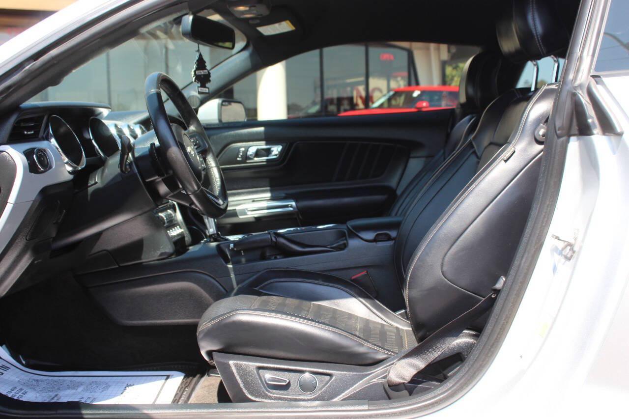 2015 Silver Ford Mustang EcoBoost Coupe (1FA6P8TH6F5) with an 2.3L I4 Turbocharger 2.3L I4 engine, Automatic 6-Speed transmission, located at 4301 NW 39th , Oklahoma City, OK, 73112, (405) 949-5600, 35.512135, -97.598671 - Hablamos espanol. SPEND SMART --- BUY FROM SUPER SPORTS. ALL PRICES, DOWN PAYMENTS, PAYMENTS, AND FINANCE TERMS ARE NEGOTIABLE AT THE TIME OF APPROVAL. WE WILL WORK WITH YOU TO FIT YOUR BUDGET. WE WILL EVEN LOWER AND ADJUST THE NUMBERS TO HELP MAKE THE VE HICLE MORE AFFORDABLE FOR YOU.- Photo#14