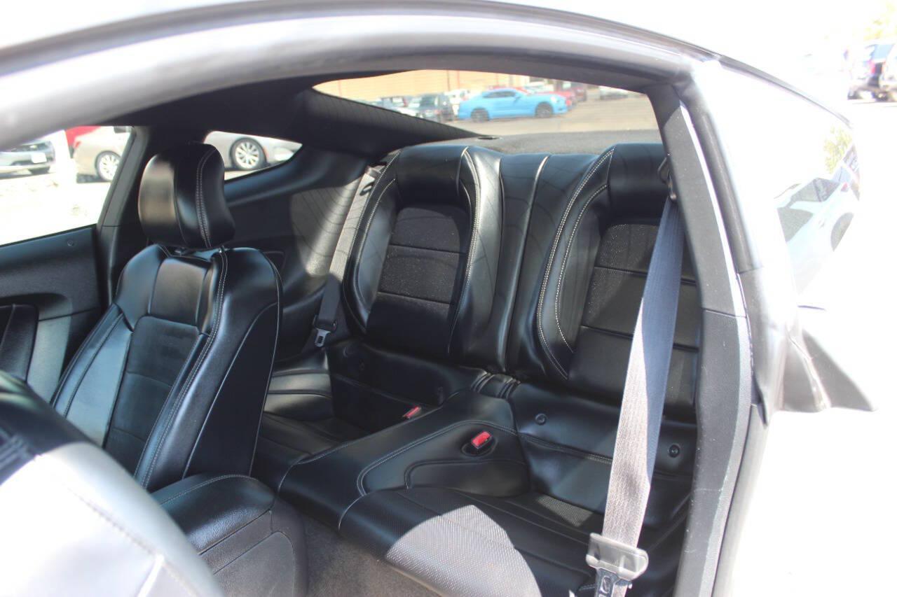 2015 Silver Ford Mustang EcoBoost Coupe (1FA6P8TH6F5) with an 2.3L I4 Turbocharger 2.3L I4 engine, Automatic 6-Speed transmission, located at 4301 NW 39th , Oklahoma City, OK, 73112, (405) 949-5600, 35.512135, -97.598671 - Hablamos espanol. SPEND SMART --- BUY FROM SUPER SPORTS. ALL PRICES, DOWN PAYMENTS, PAYMENTS, AND FINANCE TERMS ARE NEGOTIABLE AT THE TIME OF APPROVAL. WE WILL WORK WITH YOU TO FIT YOUR BUDGET. WE WILL EVEN LOWER AND ADJUST THE NUMBERS TO HELP MAKE THE VE HICLE MORE AFFORDABLE FOR YOU.- Photo#17