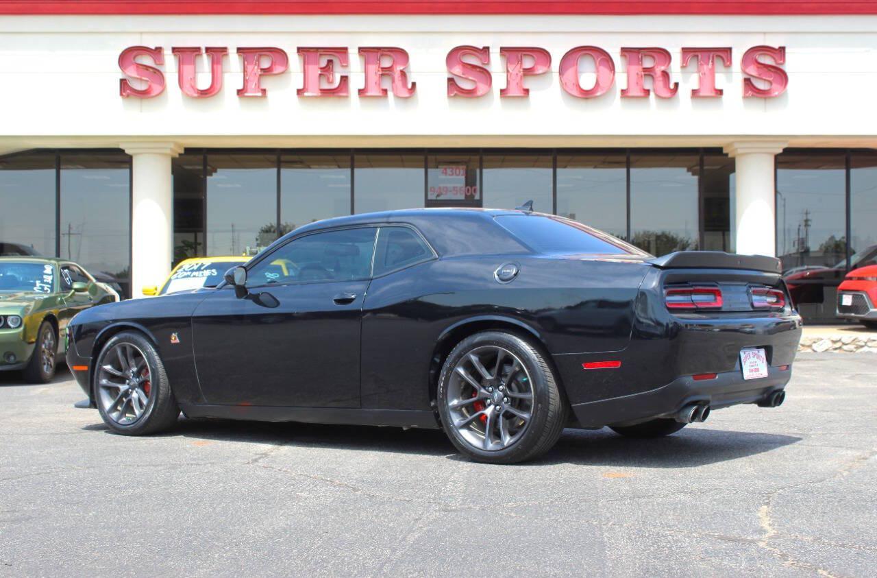 2020 Black Dodge Challenger R/T SCAT Pack (2C3CDZFJ8LH) with an 6.4L V8 6.4L V8 engine, Automatic 8-Speed transmission, located at 4301 NW 39th , Oklahoma City, OK, 73112, (405) 949-5600, 35.512135, -97.598671 - Hablamos espanol. SPEND SMART --- BUY FROM SUPER SPORTS. ALL PRICES, DOWN PAYMENTS, PAYMENTS, AND FINANCE TERMS ARE NEGOTIABLE AT THE TIME OF APPROVAL. WE WILL WORK WITH YOU TO FIT YOUR BUDGET. WE WILL EVEN LOWER AND ADJUST THE NUMBERS TO HELP MAKE THE VEHICLE MORE AFFORDABLE FOR YOU.- Photo#4