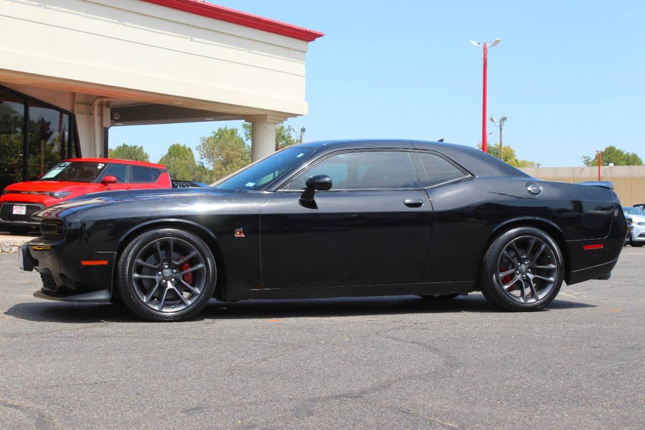 2020 Black Dodge Challenger R/T SCAT Pack (2C3CDZFJ8LH) with an 6.4L V8 6.4L V8 engine, Automatic 8-Speed transmission, located at 4301 NW 39th , Oklahoma City, OK, 73112, (405) 949-5600, 35.512135, -97.598671 - Hablamos espanol. SPEND SMART --- BUY FROM SUPER SPORTS. ALL PRICES, DOWN PAYMENTS, PAYMENTS, AND FINANCE TERMS ARE NEGOTIABLE AT THE TIME OF APPROVAL. WE WILL WORK WITH YOU TO FIT YOUR BUDGET. WE WILL EVEN LOWER AND ADJUST THE NUMBERS TO HELP MAKE THE VEHICLE MORE AFFORDABLE FOR YOU.- Photo#5