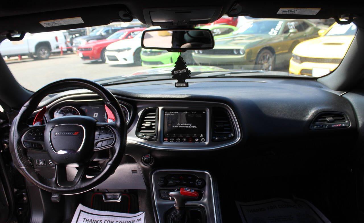2020 Black Dodge Challenger R/T SCAT Pack (2C3CDZFJ8LH) with an 6.4L V8 6.4L V8 engine, Automatic 8-Speed transmission, located at 4301 NW 39th , Oklahoma City, OK, 73112, (405) 949-5600, 35.512135, -97.598671 - Hablamos espanol. SPEND SMART --- BUY FROM SUPER SPORTS. ALL PRICES, DOWN PAYMENTS, PAYMENTS, AND FINANCE TERMS ARE NEGOTIABLE AT THE TIME OF APPROVAL. WE WILL WORK WITH YOU TO FIT YOUR BUDGET. WE WILL EVEN LOWER AND ADJUST THE NUMBERS TO HELP MAKE THE VEHICLE MORE AFFORDABLE FOR YOU.- Photo#15