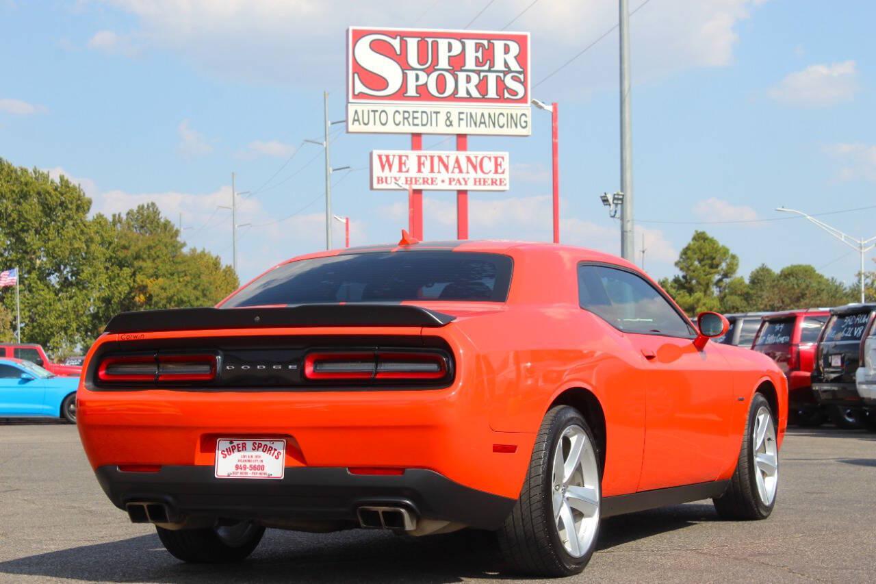 2018 Orange Dodge Challenger R/T Plus (2C3CDZBT5JH) with an 5.7L V8 5.7L V8 engine, Manual 6-Speed transmission, located at 4301 NW 39th , Oklahoma City, OK, 73112, (405) 949-5600, 35.512135, -97.598671 - Hablamos espanol. SPEND SMART --- BUY FROM SUPER SPORTS. ALL PRICES, DOWN PAYMENTS, PAYMENTS, AND FINANCE TERMS ARE NEGOTIABLE AT THE TIME OF APPROVAL. WE WILL WORK WITH YOU TO FIT YOUR BUDGET. WE WILL EVEN LOWER AND ADJUST THE NUMBERS TO HELP MAKE THE VE HICLE MORE AFFORDABLE FOR YOU.- Photo#3
