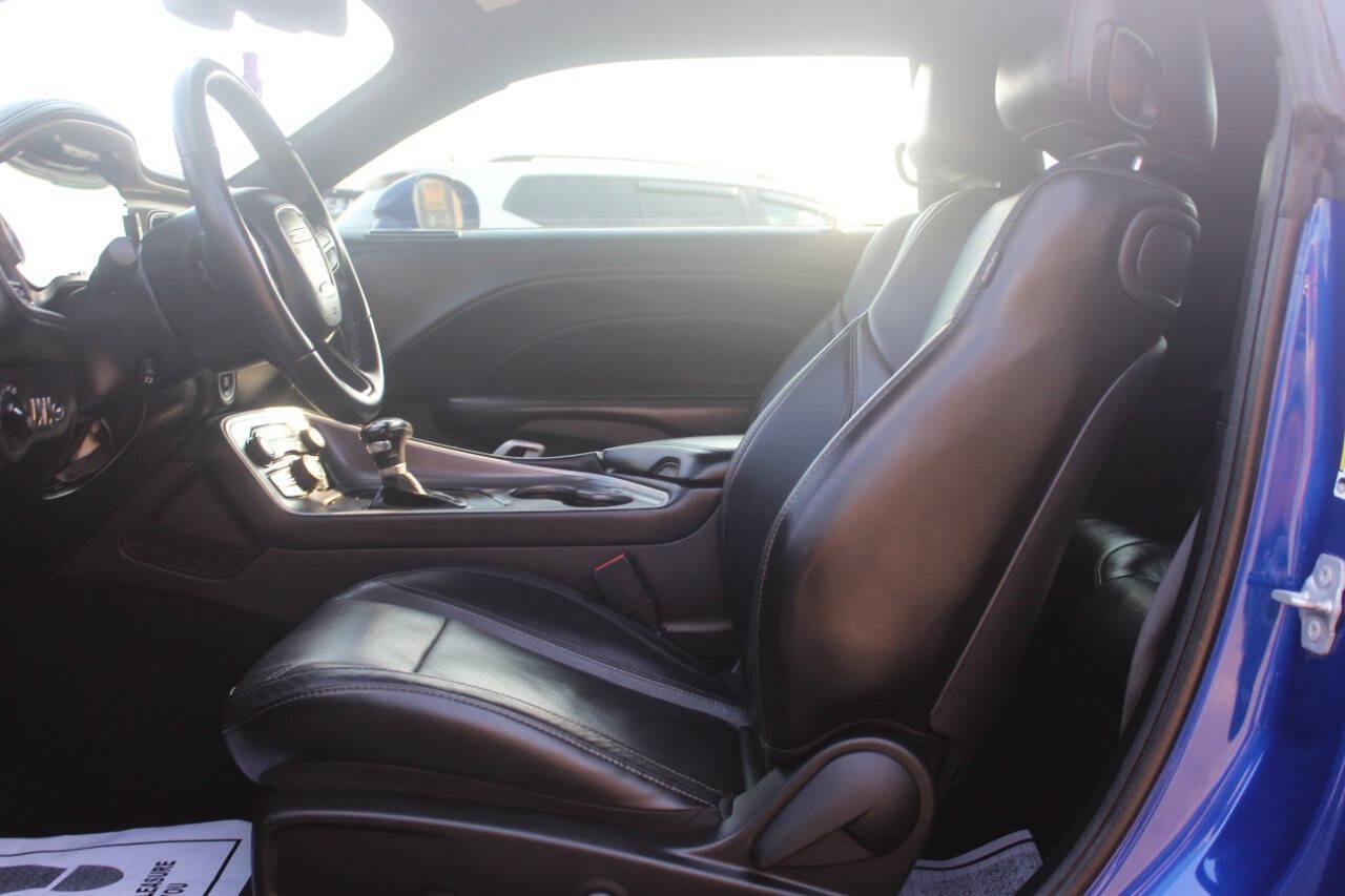 2022 Blue Dodge Challenger SXT (2C3CDZAG7NH) with an Pentastar 3.6L V6 303hp 268ft. lbs. 3.6L V6 engine, Automatic 8-Speed transmission, located at 4301 NW 39th , Oklahoma City, OK, 73112, (405) 949-5600, 35.512135, -97.598671 - Hablamos espanol. SPEND SMART --- BUY FROM SUPER SPORTS. ALL PRICES, DOWN PAYMENTS, PAYMENTS, AND FINANCE TERMS ARE NEGOTIABLE AT THE TIME OF APPROVAL. WE WILL WORK WITH YOU TO FIT YOUR BUDGET. WE WILL EVEN LOWER AND ADJUST THE NUMBERS TO HELP MAKE THE VE HICLE MORE AFFORDABLE FOR YOU.- Photo#7