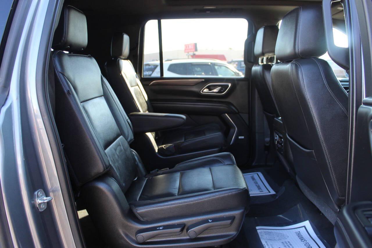 2021 Gray Chevrolet Suburban Z71 (1GNSKDKD5MR) with an EcoTec3 5.3L V8 355hp 383ft. lbs. 5.3L V8 engine, Automatic 10-Speed transmission, located at 4301 NW 39th , Oklahoma City, OK, 73112, (405) 949-5600, 35.512135, -97.598671 - Hablamos espanol. SPEND SMART --- BUY FROM SUPER SPORTS. ALL PRICES, DOWN PAYMENTS, PAYMENTS, AND FINANCE TERMS ARE NEGOTIABLE AT THE TIME OF APPROVAL. WE WILL WORK WITH YOU TO FIT YOUR BUDGET. WE WILL EVEN LOWER AND ADJUST THE NUMBERS TO HELP MAKE THE VEHICLE MORE AFFORDABLE FOR YOU.- Photo#13