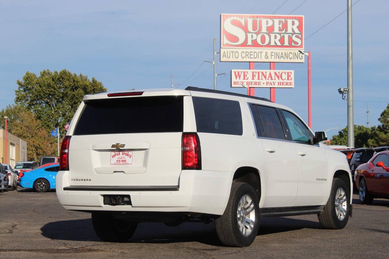 2019 White Chevrolet Suburban LT 2WD (1GNSCHKC0KR) with an EcoTec3 5.3L V8 355hp 383ft. lbs. 5.3L V8 engine, Automatic 6-Speed transmission, located at 4301 NW 39th , Oklahoma City, OK, 73112, (405) 949-5600, 35.512135, -97.598671 - Hablamos espanol. SPEND SMART --- BUY FROM SUPER SPORTS. ALL PRICES, DOWN PAYMENTS, PAYMENTS, AND FINANCE TERMS ARE NEGOTIABLE AT THE TIME OF APPROVAL. WE WILL WORK WITH YOU TO FIT YOUR BUDGET. WE WILL EVEN LOWER AND ADJUST THE NUMBERS TO HELP MAKE THE VEHICLE MORE AFFORDABLE FOR YOU.- Photo#3