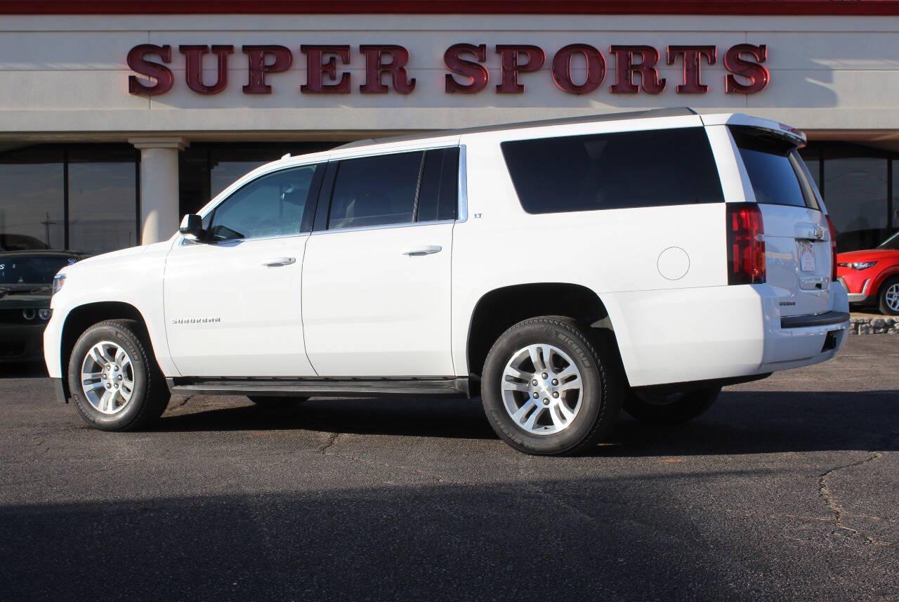 2019 White Chevrolet Suburban LT 2WD (1GNSCHKC0KR) with an EcoTec3 5.3L V8 355hp 383ft. lbs. 5.3L V8 engine, Automatic 6-Speed transmission, located at 4301 NW 39th , Oklahoma City, OK, 73112, (405) 949-5600, 35.512135, -97.598671 - Hablamos espanol. SPEND SMART --- BUY FROM SUPER SPORTS. ALL PRICES, DOWN PAYMENTS, PAYMENTS, AND FINANCE TERMS ARE NEGOTIABLE AT THE TIME OF APPROVAL. WE WILL WORK WITH YOU TO FIT YOUR BUDGET. WE WILL EVEN LOWER AND ADJUST THE NUMBERS TO HELP MAKE THE VEHICLE MORE AFFORDABLE FOR YOU.- Photo#4