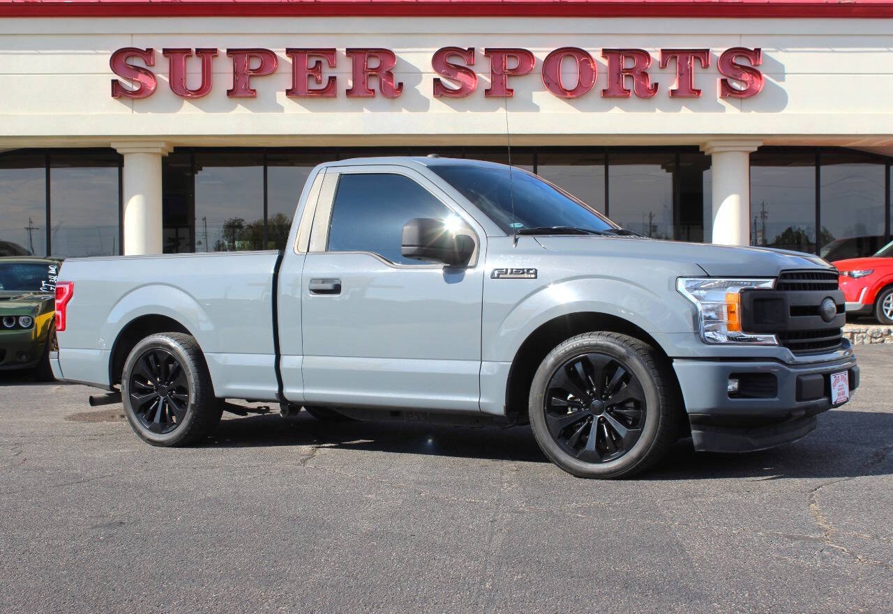 2019 Gray Ford F-150 XL 6.5-ft. Bed 2WD (1FTMF1CP0KK) with an EcoBoost 2.7L Twin Turbo V6 325hp 400ft. lbs. 2.7L V6 engine, Automatic 10-Speed transmission, located at 4301 NW 39th , Oklahoma City, OK, 73112, (405) 949-5600, 35.512135, -97.598671 - Hablamos espanol. SPEND SMART --- BUY FROM SUPER SPORTS. ALL PRICES, DOWN PAYMENTS, PAYMENTS, AND FINANCE TERMS ARE NEGOTIABLE AT THE TIME OF APPROVAL. WE WILL WORK WITH YOU TO FIT YOUR BUDGET. WE WILL EVEN LOWER AND ADJUST THE NUMBERS TO HELP MAKE THE VEHICLE MORE AFFORDABLE FOR YOU.- Photo#0