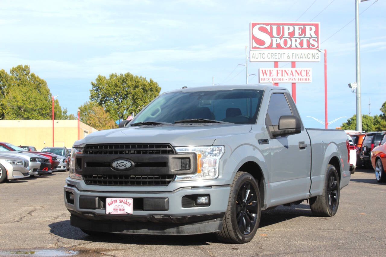 2019 Gray Ford F-150 XL 6.5-ft. Bed 2WD (1FTMF1CP0KK) with an EcoBoost 2.7L Twin Turbo V6 325hp 400ft. lbs. 2.7L V6 engine, Automatic 10-Speed transmission, located at 4301 NW 39th , Oklahoma City, OK, 73112, (405) 949-5600, 35.512135, -97.598671 - Hablamos espanol. SPEND SMART --- BUY FROM SUPER SPORTS. ALL PRICES, DOWN PAYMENTS, PAYMENTS, AND FINANCE TERMS ARE NEGOTIABLE AT THE TIME OF APPROVAL. WE WILL WORK WITH YOU TO FIT YOUR BUDGET. WE WILL EVEN LOWER AND ADJUST THE NUMBERS TO HELP MAKE THE VEHICLE MORE AFFORDABLE FOR YOU.- Photo#5