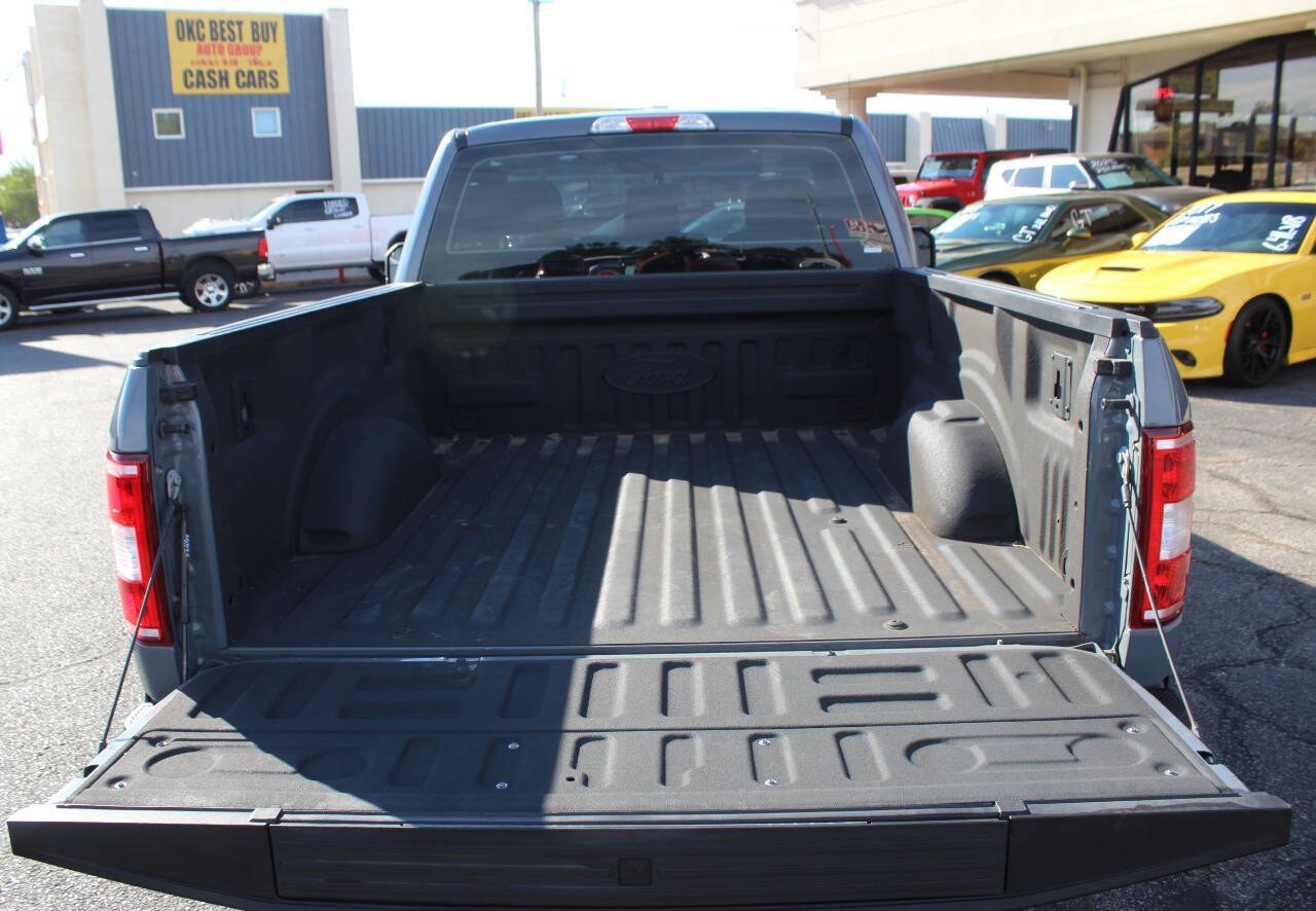 2019 Gray Ford F-150 XL 6.5-ft. Bed 2WD (1FTMF1CP0KK) with an EcoBoost 2.7L Twin Turbo V6 325hp 400ft. lbs. 2.7L V6 engine, Automatic 10-Speed transmission, located at 4301 NW 39th , Oklahoma City, OK, 73112, (405) 949-5600, 35.512135, -97.598671 - Hablamos espanol. SPEND SMART --- BUY FROM SUPER SPORTS. ALL PRICES, DOWN PAYMENTS, PAYMENTS, AND FINANCE TERMS ARE NEGOTIABLE AT THE TIME OF APPROVAL. WE WILL WORK WITH YOU TO FIT YOUR BUDGET. WE WILL EVEN LOWER AND ADJUST THE NUMBERS TO HELP MAKE THE VEHICLE MORE AFFORDABLE FOR YOU.- Photo#9