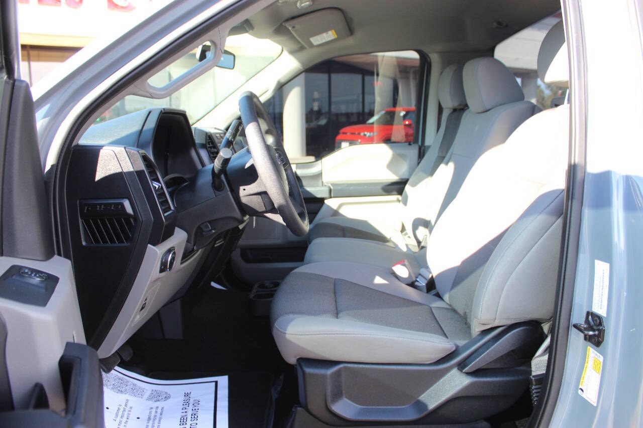 2019 Gray Ford F-150 XL 6.5-ft. Bed 2WD (1FTMF1CP0KK) with an EcoBoost 2.7L Twin Turbo V6 325hp 400ft. lbs. 2.7L V6 engine, Automatic 10-Speed transmission, located at 4301 NW 39th , Oklahoma City, OK, 73112, (405) 949-5600, 35.512135, -97.598671 - Hablamos espanol. SPEND SMART --- BUY FROM SUPER SPORTS. ALL PRICES, DOWN PAYMENTS, PAYMENTS, AND FINANCE TERMS ARE NEGOTIABLE AT THE TIME OF APPROVAL. WE WILL WORK WITH YOU TO FIT YOUR BUDGET. WE WILL EVEN LOWER AND ADJUST THE NUMBERS TO HELP MAKE THE VEHICLE MORE AFFORDABLE FOR YOU.- Photo#10