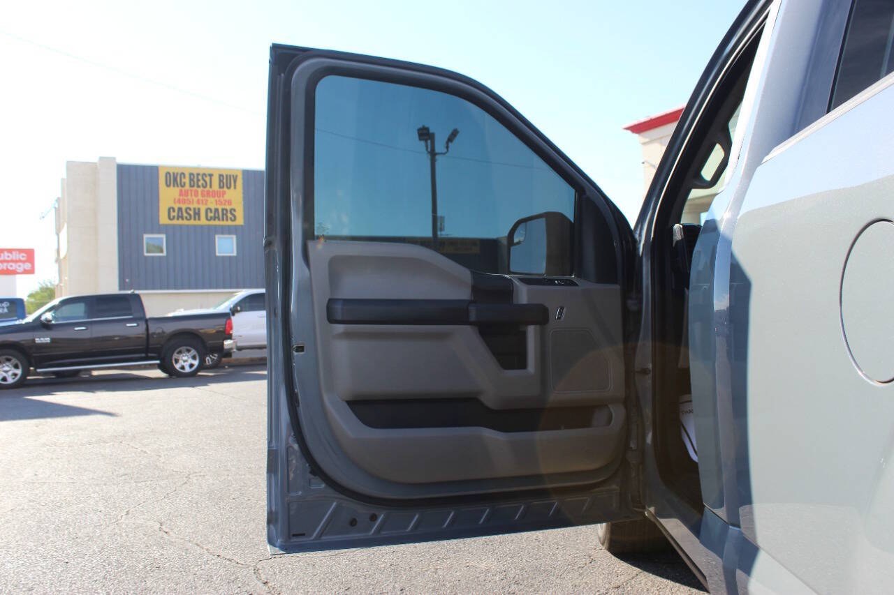 2019 Gray Ford F-150 XL 6.5-ft. Bed 2WD (1FTMF1CP0KK) with an EcoBoost 2.7L Twin Turbo V6 325hp 400ft. lbs. 2.7L V6 engine, Automatic 10-Speed transmission, located at 4301 NW 39th , Oklahoma City, OK, 73112, (405) 949-5600, 35.512135, -97.598671 - Hablamos espanol. SPEND SMART --- BUY FROM SUPER SPORTS. ALL PRICES, DOWN PAYMENTS, PAYMENTS, AND FINANCE TERMS ARE NEGOTIABLE AT THE TIME OF APPROVAL. WE WILL WORK WITH YOU TO FIT YOUR BUDGET. WE WILL EVEN LOWER AND ADJUST THE NUMBERS TO HELP MAKE THE VEHICLE MORE AFFORDABLE FOR YOU.- Photo#11