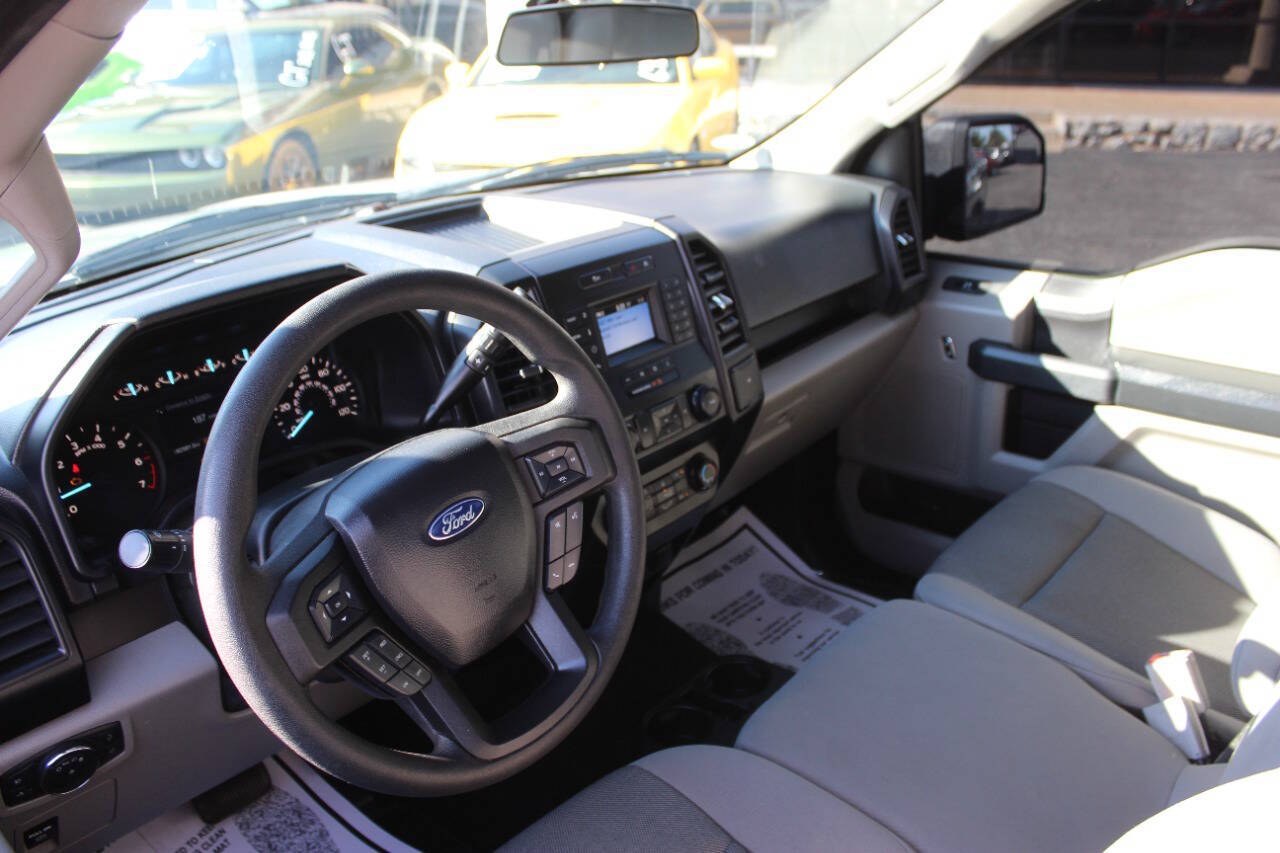 2019 Gray Ford F-150 XL 6.5-ft. Bed 2WD (1FTMF1CP0KK) with an EcoBoost 2.7L Twin Turbo V6 325hp 400ft. lbs. 2.7L V6 engine, Automatic 10-Speed transmission, located at 4301 NW 39th , Oklahoma City, OK, 73112, (405) 949-5600, 35.512135, -97.598671 - Hablamos espanol. SPEND SMART --- BUY FROM SUPER SPORTS. ALL PRICES, DOWN PAYMENTS, PAYMENTS, AND FINANCE TERMS ARE NEGOTIABLE AT THE TIME OF APPROVAL. WE WILL WORK WITH YOU TO FIT YOUR BUDGET. WE WILL EVEN LOWER AND ADJUST THE NUMBERS TO HELP MAKE THE VEHICLE MORE AFFORDABLE FOR YOU.- Photo#12