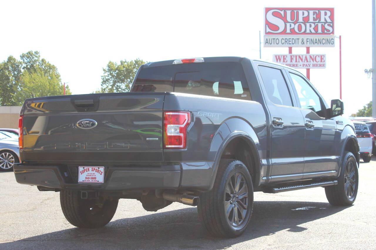 2018 Gray Ford F-150 XLT SuperCrew 5.5-ft. Bed 4WD (1FTEW1EGXJF) with an EcoBoost 3.5L Twin Turbo V6 375hp 470ft. lbs. 3.5L V6 engine, Automatic 10-Speed transmission, located at 4301 NW 39th , Oklahoma City, OK, 73112, (405) 949-5600, 35.512135, -97.598671 - Hablamos espanol. SPEND SMART --- BUY FROM SUPER SPORTS. ALL PRICES, DOWN PAYMENTS, PAYMENTS, AND FINANCE TERMS ARE NEGOTIABLE AT THE TIME OF APPROVAL. WE WILL WORK WITH YOU TO FIT YOUR BUDGET. WE WILL EVEN LOWER AND ADJUST THE NUMBERS TO HELP MAKE THE VEHICLE MORE AFFORDABLE FOR YOU.- Photo#3