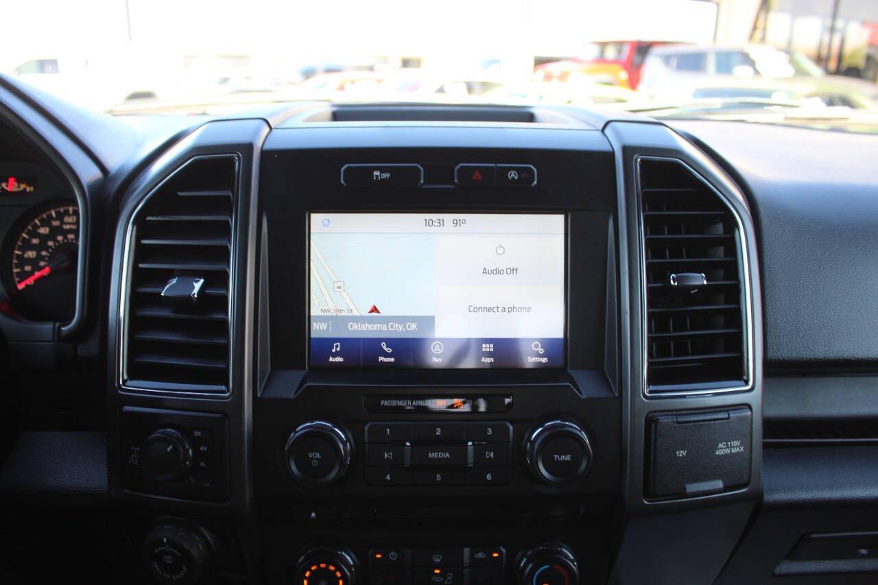 2018 Gray Ford F-150 XLT SuperCrew 5.5-ft. Bed 4WD (1FTEW1EGXJF) with an EcoBoost 3.5L Twin Turbo V6 375hp 470ft. lbs. 3.5L V6 engine, Automatic 10-Speed transmission, located at 4301 NW 39th , Oklahoma City, OK, 73112, (405) 949-5600, 35.512135, -97.598671 - Hablamos espanol. SPEND SMART --- BUY FROM SUPER SPORTS. ALL PRICES, DOWN PAYMENTS, PAYMENTS, AND FINANCE TERMS ARE NEGOTIABLE AT THE TIME OF APPROVAL. WE WILL WORK WITH YOU TO FIT YOUR BUDGET. WE WILL EVEN LOWER AND ADJUST THE NUMBERS TO HELP MAKE THE VEHICLE MORE AFFORDABLE FOR YOU.- Photo#18