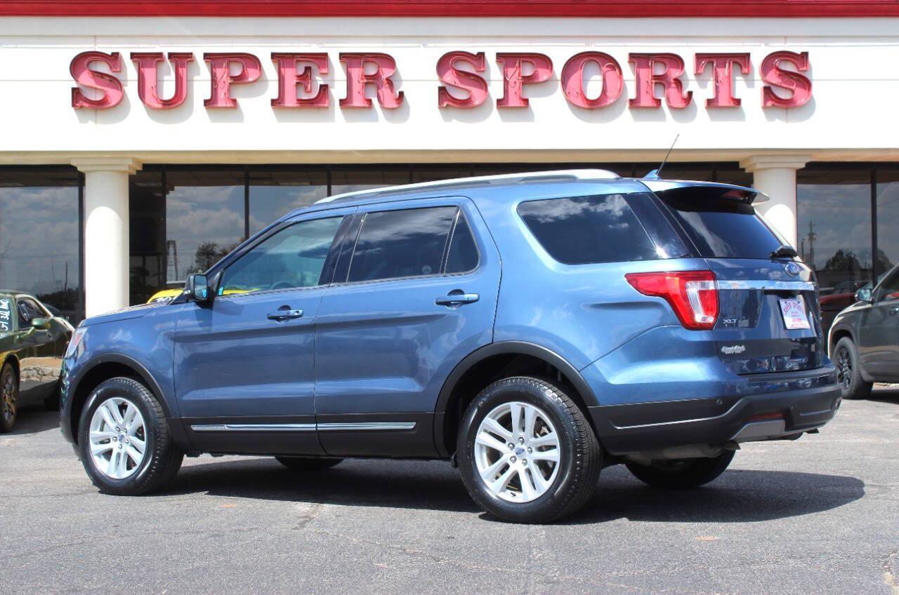 2019 Blue Ford Explorer XLT 4WD (1FM5K8D87KG) with an 3.5L V6 290hp 255ft. lbs. 3.5L V6 engine, Automatic 6-Speed transmission, located at 4301 NW 39th , Oklahoma City, OK, 73112, (405) 949-5600, 35.512135, -97.598671 - Hablamos espanol. SPEND SMART --- BUY FROM SUPER SPORTS. ALL PRICES, DOWN PAYMENTS, PAYMENTS, AND FINANCE TERMS ARE NEGOTIABLE AT THE TIME OF APPROVAL. WE WILL WORK WITH YOU TO FIT YOUR BUDGET. WE WILL EVEN LOWER AND ADJUST THE NUMBERS TO HELP MAKE THE VEHICLE MORE AFFORDABLE FOR YOU.- Photo#4