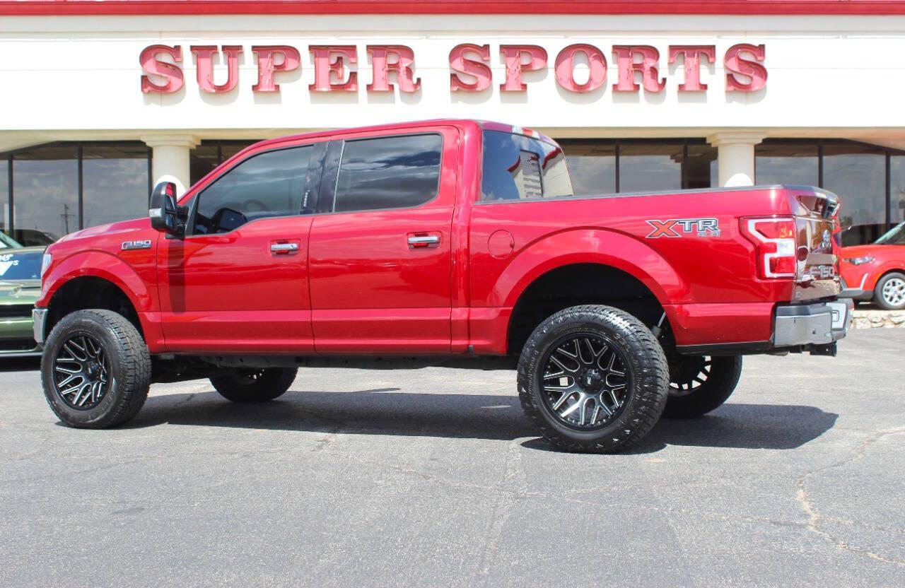 2018 Red Ford F-150 XLT SuperCrew 5.5-ft. Bed 4WD (1FTEW1EG6JF) with an EcoBoost 3.5L Twin Turbo V6 375hp 470ft. lbs. 3.5L V6 engine, Automatic 10-Speed transmission, located at 4301 NW 39th , Oklahoma City, OK, 73112, (405) 949-5600, 35.512135, -97.598671 - Hablamos espanol. SPEND SMART --- BUY FROM SUPER SPORTS. ALL PRICES, DOWN PAYMENTS, PAYMENTS, AND FINANCE TERMS ARE NEGOTIABLE AT THE TIME OF APPROVAL. WE WILL WORK WITH YOU TO FIT YOUR BUDGET. WE WILL EVEN LOWER AND ADJUST THE NUMBERS TO HELP MAKE THE VEHICLE MORE AFFORDABLE FOR YOU.- Photo#4