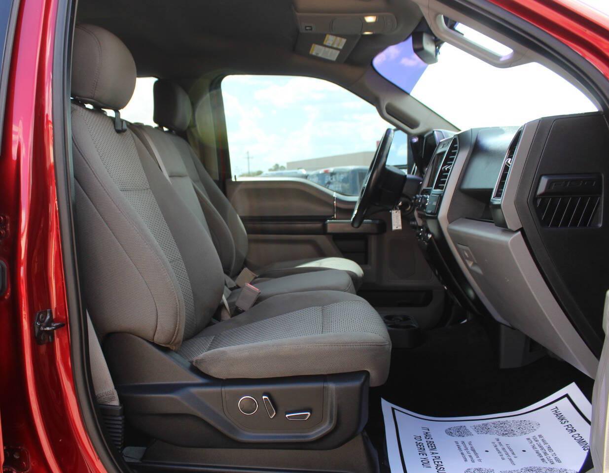 2018 Red Ford F-150 XLT SuperCrew 5.5-ft. Bed 4WD (1FTEW1EG6JF) with an EcoBoost 3.5L Twin Turbo V6 375hp 470ft. lbs. 3.5L V6 engine, Automatic 10-Speed transmission, located at 4301 NW 39th , Oklahoma City, OK, 73112, (405) 949-5600, 35.512135, -97.598671 - Hablamos espanol. SPEND SMART --- BUY FROM SUPER SPORTS. ALL PRICES, DOWN PAYMENTS, PAYMENTS, AND FINANCE TERMS ARE NEGOTIABLE AT THE TIME OF APPROVAL. WE WILL WORK WITH YOU TO FIT YOUR BUDGET. WE WILL EVEN LOWER AND ADJUST THE NUMBERS TO HELP MAKE THE VEHICLE MORE AFFORDABLE FOR YOU.- Photo#8