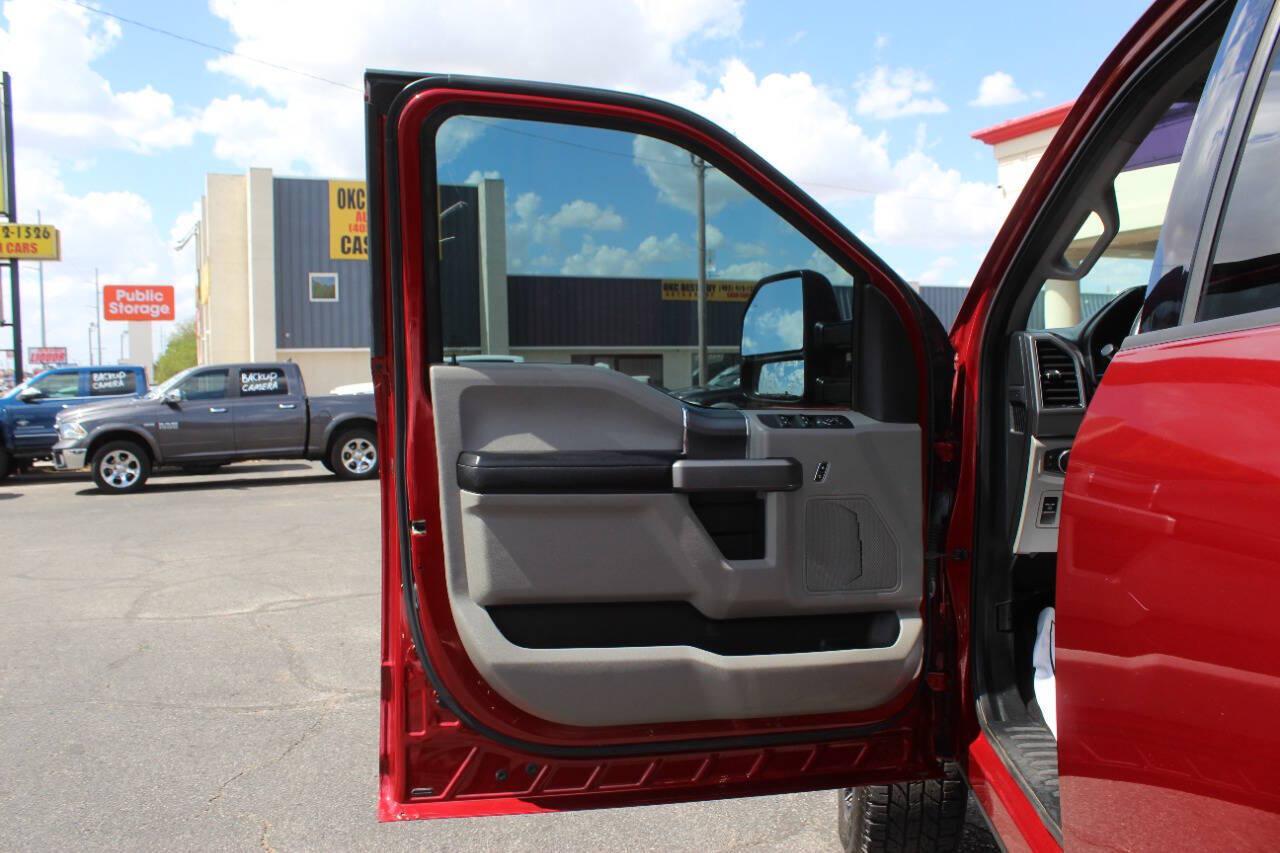 2018 Red Ford F-150 XLT SuperCrew 5.5-ft. Bed 4WD (1FTEW1EG6JF) with an EcoBoost 3.5L Twin Turbo V6 375hp 470ft. lbs. 3.5L V6 engine, Automatic 10-Speed transmission, located at 4301 NW 39th , Oklahoma City, OK, 73112, (405) 949-5600, 35.512135, -97.598671 - Hablamos espanol. SPEND SMART --- BUY FROM SUPER SPORTS. ALL PRICES, DOWN PAYMENTS, PAYMENTS, AND FINANCE TERMS ARE NEGOTIABLE AT THE TIME OF APPROVAL. WE WILL WORK WITH YOU TO FIT YOUR BUDGET. WE WILL EVEN LOWER AND ADJUST THE NUMBERS TO HELP MAKE THE VEHICLE MORE AFFORDABLE FOR YOU.- Photo#17