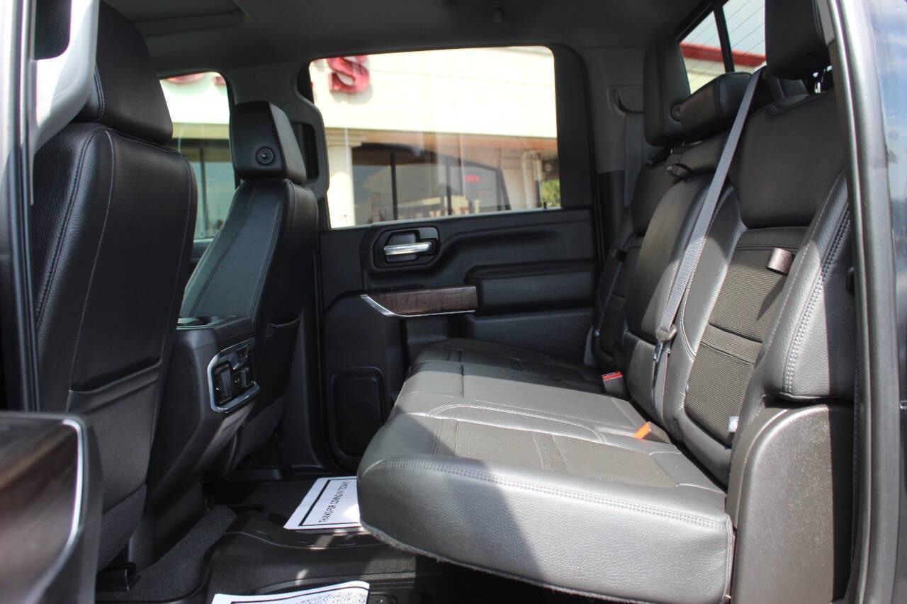 2021 Black GMC Sierra 2500HD Denali Crew Cab 4WD (1GT49REY0MF) with an Duramax 6.6L Biodiesel Turbo V8 445hp 910ft. lbs. 6.6L V8 engine, Automatic 10-Speed transmission, located at 4301 NW 39th , Oklahoma City, OK, 73112, (405) 949-5600, 35.512135, -97.598671 - Hablamos espanol. SPEND SMART --- BUY FROM SUPER SPORTS. ALL PRICES, DOWN PAYMENTS, PAYMENTS, AND FINANCE TERMS ARE NEGOTIABLE AT THE TIME OF APPROVAL. WE WILL WORK WITH YOU TO FIT YOUR BUDGET. WE WILL EVEN LOWER AND ADJUST THE NUMBERS TO HELP MAKE THE VE HICLE MORE AFFORDABLE FOR YOU.- Photo#19