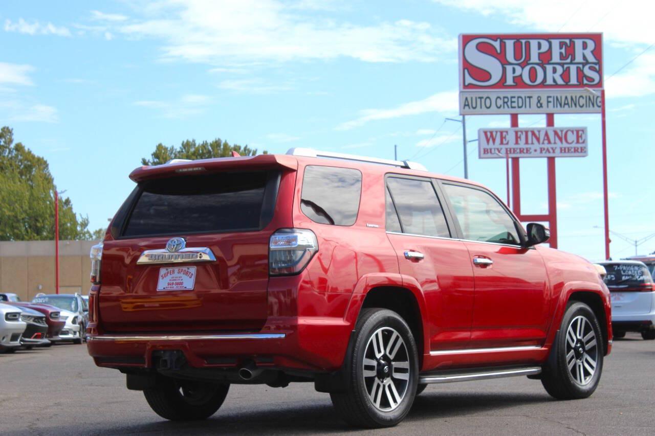 2015 Red Toyota 4Runner SR5 2WD (JTEZU5JR6F5) with an 4.0L V6 270hp 278ft. lbs. 4.0L V6 engine, Automatic 5-Speed transmission, located at 4301 NW 39th , Oklahoma City, OK, 73112, (405) 949-5600, 35.512135, -97.598671 - Hablamos espanol. SPEND SMART --- BUY FROM SUPER SPORTS. ALL PRICES, DOWN PAYMENTS, PAYMENTS, AND FINANCE TERMS ARE NEGOTIABLE AT THE TIME OF APPROVAL. WE WILL WORK WITH YOU TO FIT YOUR BUDGET. WE WILL EVEN LOWER AND ADJUST THE NUMBERS TO HELP MAKE THE VEHICLE MORE AFFORDABLE FOR YOU.- Photo#3