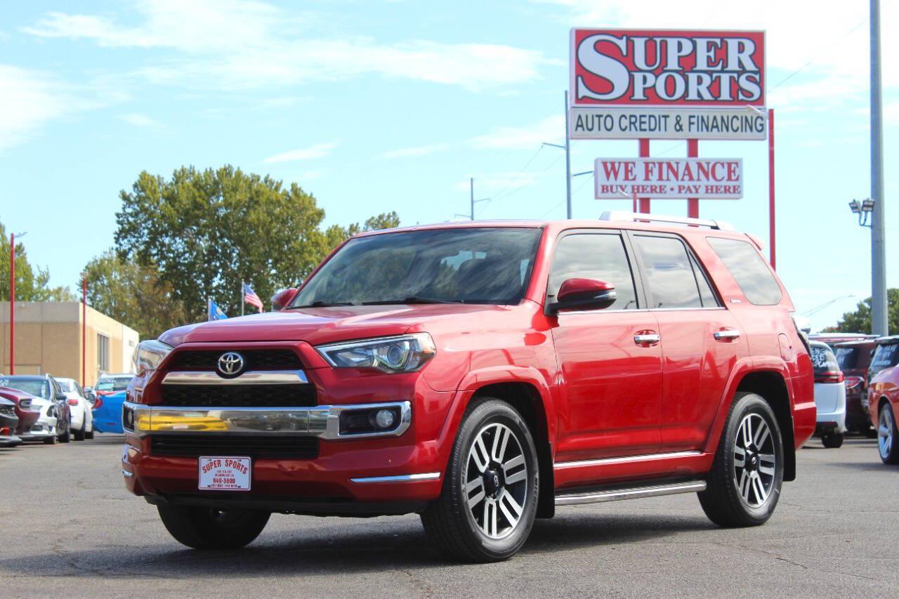 2015 Red Toyota 4Runner SR5 2WD (JTEZU5JR6F5) with an 4.0L V6 270hp 278ft. lbs. 4.0L V6 engine, Automatic 5-Speed transmission, located at 4301 NW 39th , Oklahoma City, OK, 73112, (405) 949-5600, 35.512135, -97.598671 - Hablamos espanol. SPEND SMART --- BUY FROM SUPER SPORTS. ALL PRICES, DOWN PAYMENTS, PAYMENTS, AND FINANCE TERMS ARE NEGOTIABLE AT THE TIME OF APPROVAL. WE WILL WORK WITH YOU TO FIT YOUR BUDGET. WE WILL EVEN LOWER AND ADJUST THE NUMBERS TO HELP MAKE THE VEHICLE MORE AFFORDABLE FOR YOU.- Photo#6
