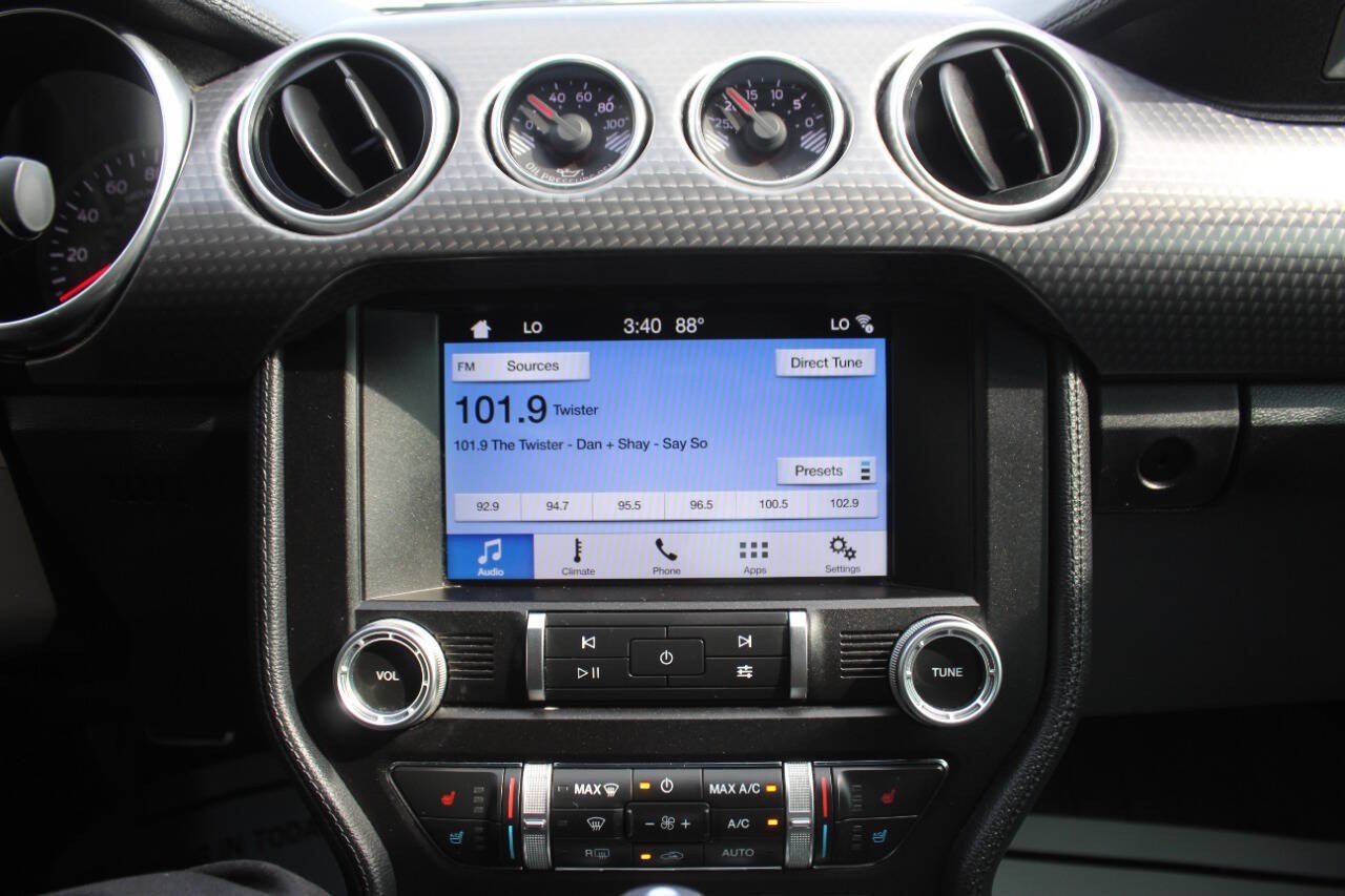 2019 Gray Ford Mustang GT Premium Coupe (1FA6P8CF8K5) with an 5.0L V8 5.0L V8 engine, Automatic 10-Speed transmission, located at 4301 NW 39th , Oklahoma City, OK, 73112, (405) 949-5600, 35.512135, -97.598671- Photo#17