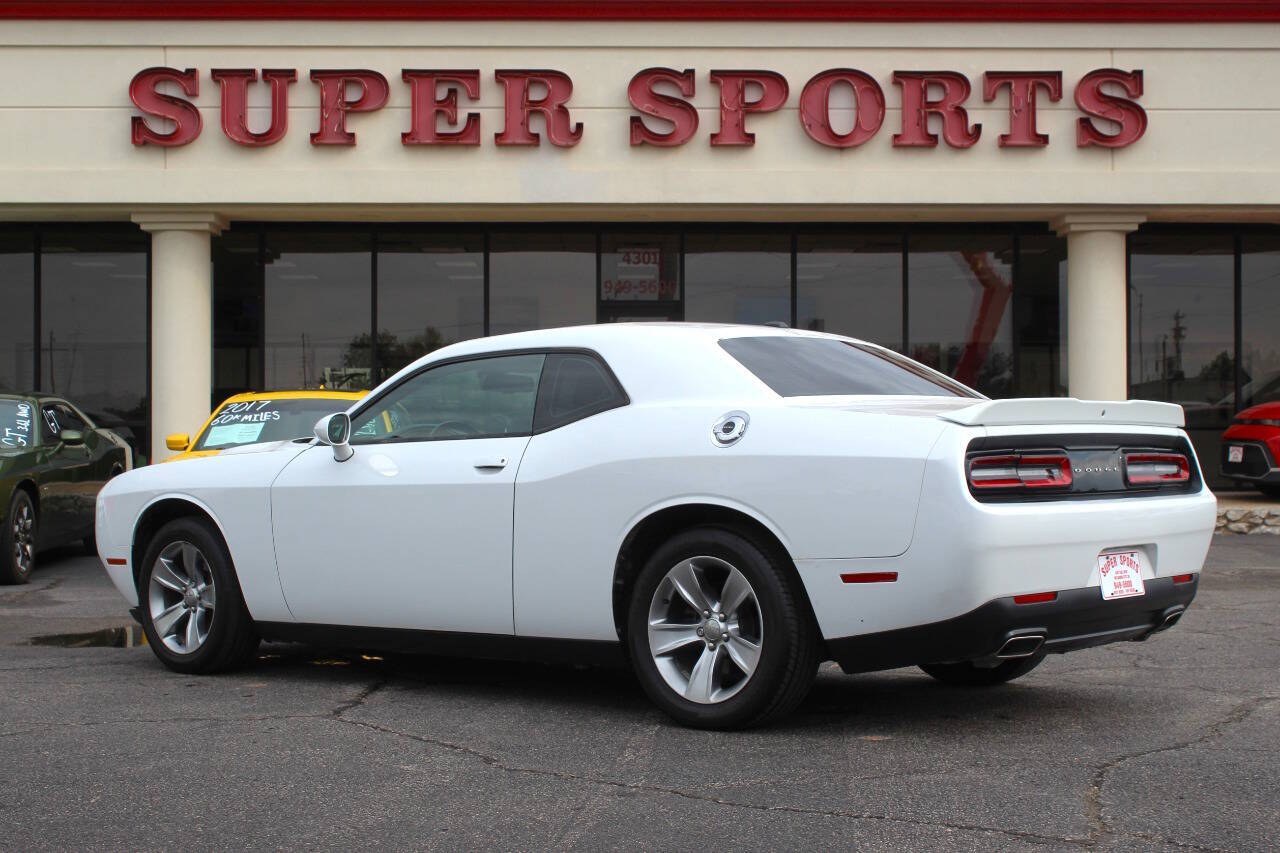 2018 White Dodge Challenger SXT (2C3CDZAGXJH) with an Pentastar 3.6L V6 305hp 268ft. lbs. 3.6L V6 engine, Automatic 8-Speed transmission, located at 4301 NW 39th , Oklahoma City, OK, 73112, (405) 949-5600, 35.512135, -97.598671 - Hablamos espanol. SPEND SMART --- BUY FROM SUPER SPORTS. ALL PRICES, DOWN PAYMENTS, PAYMENTS, AND FINANCE TERMS ARE NEGOTIABLE AT THE TIME OF APPROVAL. WE WILL WORK WITH YOU TO FIT YOUR BUDGET. WE WILL EVEN LOWER AND ADJUST THE NUMBERS TO HELP MAKE THE VEHICLE MORE AFFORDABLE FOR YOU.- Photo#5