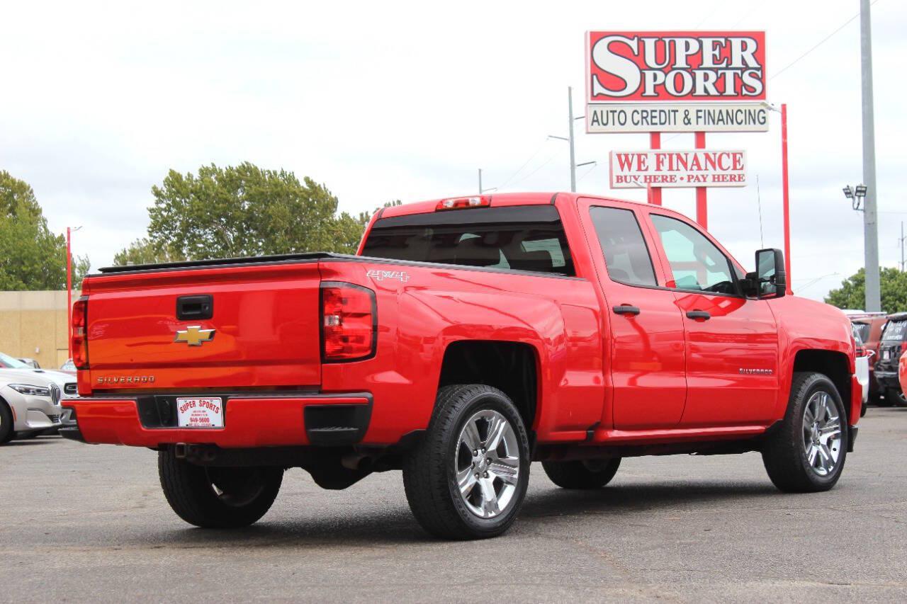 2016 Red Chevrolet Silverado 1500 Work Truck Double Cab 4WD (1GCVKPEC5GZ) with an EcoTec3 5.3L V8 355hp 383ft. lbs. 5.3L V8 engine, Automatic 6-Speed transmission, located at 4301 NW 39th , Oklahoma City, OK, 73112, (405) 949-5600, 35.512135, -97.598671 - Hablamos espanol. SPEND SMART --- BUY FROM SUPER SPORTS. ALL PRICES, DOWN PAYMENTS, PAYMENTS, AND FINANCE TERMS ARE NEGOTIABLE AT THE TIME OF APPROVAL. WE WILL WORK WITH YOU TO FIT YOUR BUDGET. WE WILL EVEN LOWER AND ADJUST THE NUMBERS TO HELP MAKE THE VEHICLE MORE AFFORDABLE FOR YOU.- Photo#3