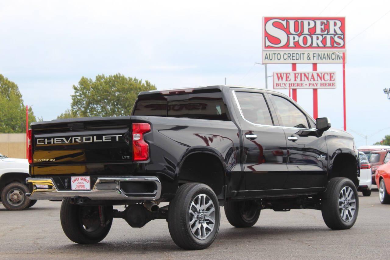 2019 Black Chevrolet Silverado 1500 LTZ Crew Cab Long Box 4WD (3GCUYGED2KG) with an EcoTec3 5.3L V8 355hp 383ft. lbs. 5.3L V8 engine, Automatic 8-Speed transmission, located at 4301 NW 39th , Oklahoma City, OK, 73112, (405) 949-5600, 35.512135, -97.598671 - Hablamos espanol. SPEND SMART --- BUY FROM SUPER SPORTS. ALL PRICES, DOWN PAYMENTS, PAYMENTS, AND FINANCE TERMS ARE NEGOTIABLE AT THE TIME OF APPROVAL. WE WILL WORK WITH YOU TO FIT YOUR BUDGET. WE WILL EVEN LOWER AND ADJUST THE NUMBERS TO HELP MAKE THE VE HICLE MORE AFFORDABLE FOR YOU.- Photo#3