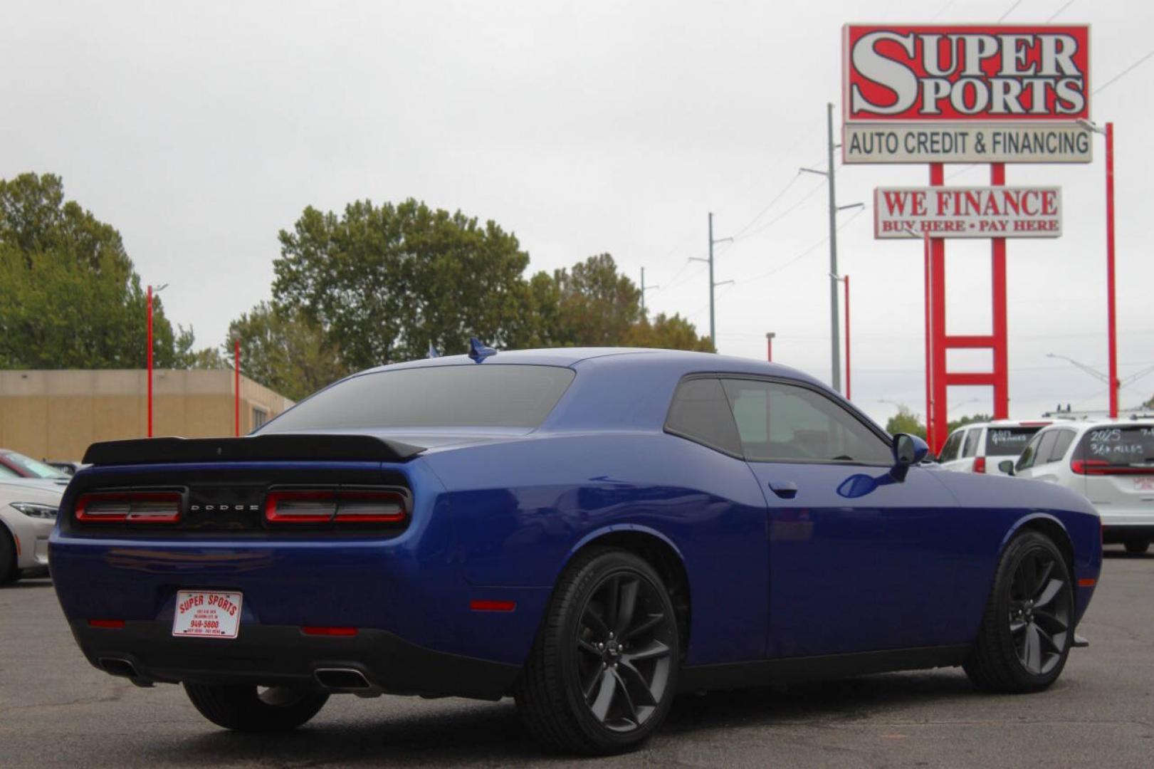 2019 Blue Dodge Challenger GT (2C3CDZJG1KH) with an Pentastar 3.6L V6 305hp 268ft. lbs. 3.6L V6 engine, Automatic 8-Speed transmission, located at 4301 NW 39th , Oklahoma City, OK, 73112, (405) 949-5600, 35.512135, -97.598671 - Hablamos espanol. SPEND SMART --- BUY FROM SUPER SPORTS. ALL PRICES, DOWN PAYMENTS, PAYMENTS, AND FINANCE TERMS ARE NEGOTIABLE AT THE TIME OF APPROVAL. WE WILL WORK WITH YOU TO FIT YOUR BUDGET. WE WILL EVEN LOWER AND ADJUST THE NUMBERS TO HELP MAKE THE VE HICLE MORE AFFORDABLE FOR YOU.- Photo#3