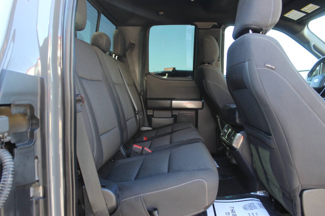 2021 Gray Ford F-150 Lariat SuperCab 6.5-ft. 4WD (1FTFX1E54MK) with an 5.0L Flex Fuel V8 400hp 410ft. lbs. 5.0L V8 engine, Automatic 10-Speed transmission, located at 4301 NW 39th , Oklahoma City, OK, 73112, (405) 949-5600, 35.512135, -97.598671 - Hablamos espanol. SPEND SMART --- BUY FROM SUPER SPORTS. ALL PRICES, DOWN PAYMENTS, PAYMENTS, AND FINANCE TERMS ARE NEGOTIABLE AT THE TIME OF APPROVAL. WE WILL WORK WITH YOU TO FIT YOUR BUDGET. WE WILL EVEN LOWER AND ADJUST THE NUMBERS TO HELP MAKE THE VE HICLE MORE AFFORDABLE FOR YOU.- Photo#10
