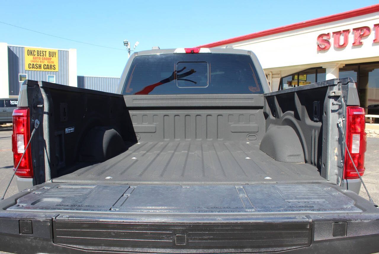 2021 Gray Ford F-150 Lariat SuperCab 6.5-ft. 4WD (1FTFX1E54MK) with an 5.0L Flex Fuel V8 400hp 410ft. lbs. 5.0L V8 engine, Automatic 10-Speed transmission, located at 4301 NW 39th , Oklahoma City, OK, 73112, (405) 949-5600, 35.512135, -97.598671 - Hablamos espanol. SPEND SMART --- BUY FROM SUPER SPORTS. ALL PRICES, DOWN PAYMENTS, PAYMENTS, AND FINANCE TERMS ARE NEGOTIABLE AT THE TIME OF APPROVAL. WE WILL WORK WITH YOU TO FIT YOUR BUDGET. WE WILL EVEN LOWER AND ADJUST THE NUMBERS TO HELP MAKE THE VE HICLE MORE AFFORDABLE FOR YOU.- Photo#12