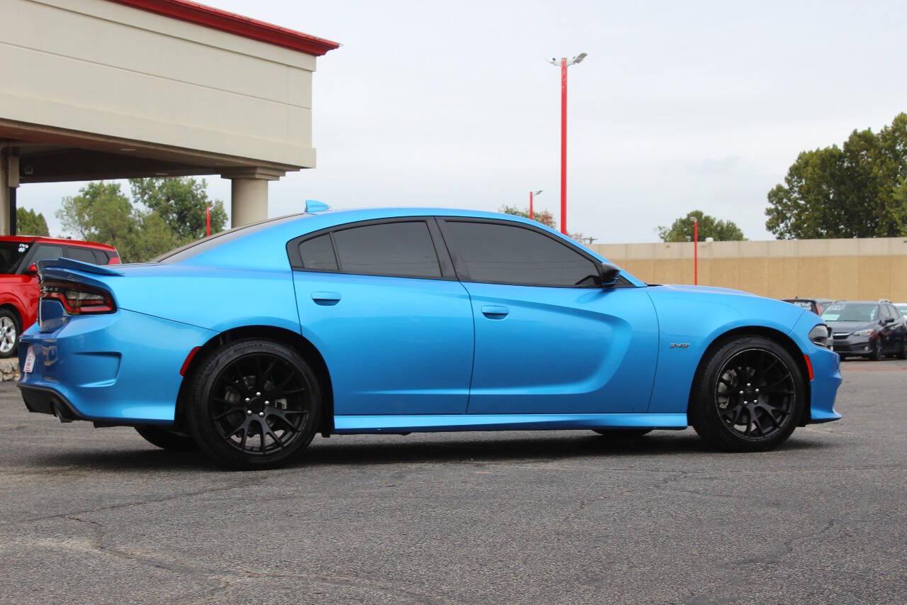 2023 Blue Dodge Charger R/T (2C3CDXCT4PH) with an HEMI 5.7L V8 370hp 395ft. lbs. 5.7L V8 engine, Automatic 8-Speed transmission, located at 4301 NW 39th , Oklahoma City, OK, 73112, (405) 949-5600, 35.512135, -97.598671 - Hablamos espanol. SPEND SMART --- BUY FROM SUPER SPORTS. ALL PRICES, DOWN PAYMENTS, PAYMENTS, AND FINANCE TERMS ARE NEGOTIABLE AT THE TIME OF APPROVAL. WE WILL WORK WITH YOU TO FIT YOUR BUDGET. WE WILL EVEN LOWER AND ADJUST THE NUMBERS TO HELP MAKE THE VEHICLE MORE AFFORDABLE FOR YOU.- Photo#2