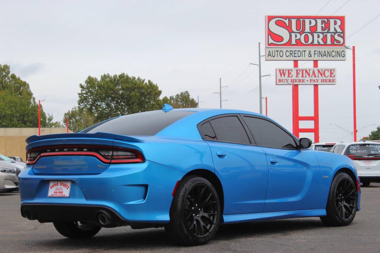 2023 Blue Dodge Charger R/T (2C3CDXCT4PH) with an HEMI 5.7L V8 370hp 395ft. lbs. 5.7L V8 engine, Automatic 8-Speed transmission, located at 4301 NW 39th , Oklahoma City, OK, 73112, (405) 949-5600, 35.512135, -97.598671 - Hablamos espanol. SPEND SMART --- BUY FROM SUPER SPORTS. ALL PRICES, DOWN PAYMENTS, PAYMENTS, AND FINANCE TERMS ARE NEGOTIABLE AT THE TIME OF APPROVAL. WE WILL WORK WITH YOU TO FIT YOUR BUDGET. WE WILL EVEN LOWER AND ADJUST THE NUMBERS TO HELP MAKE THE VEHICLE MORE AFFORDABLE FOR YOU.- Photo#3